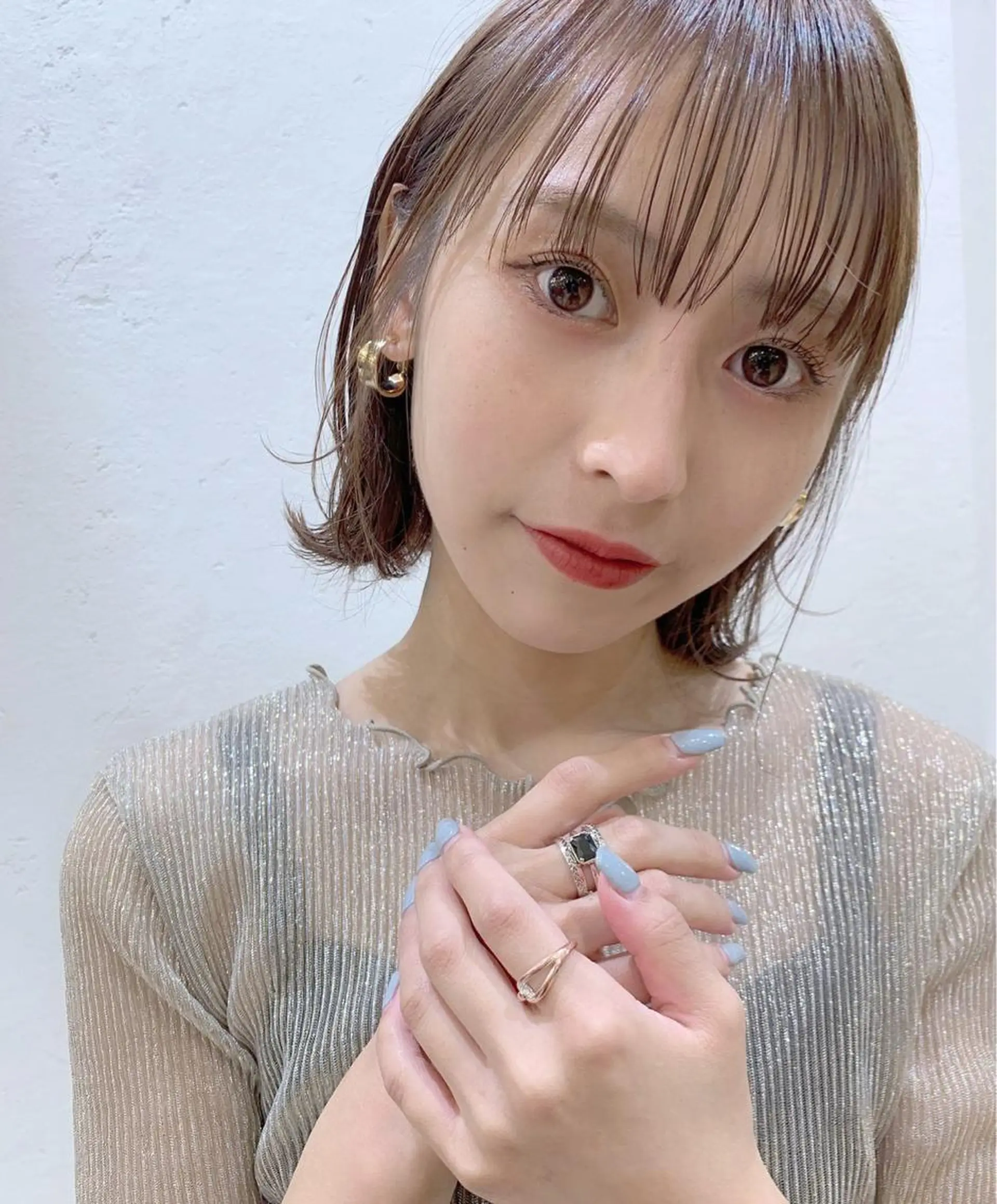 ショート レイヤーカット/艶カ ラー/chihiroのヘアスタイル