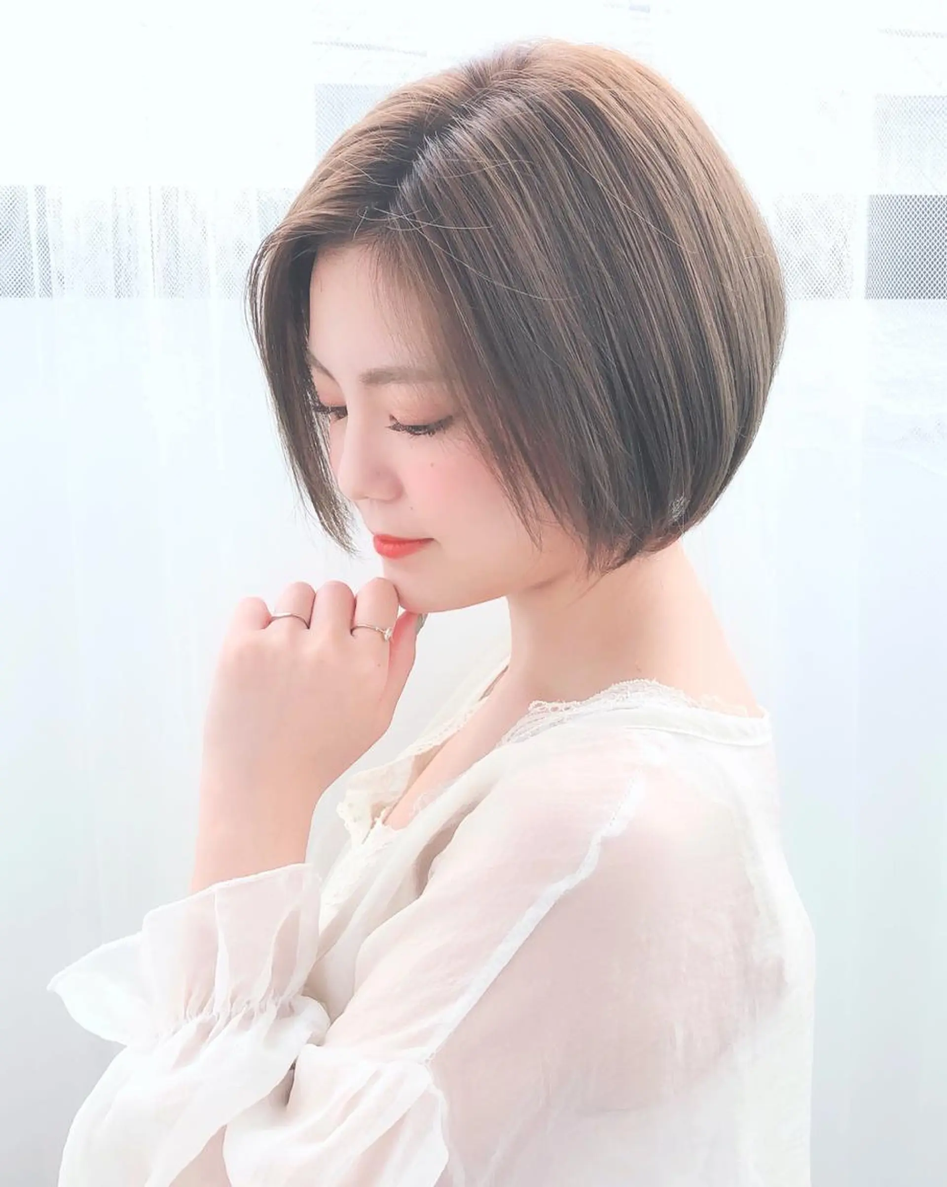 ショート カラー 美髪矯正 Rioのヘアスタイル