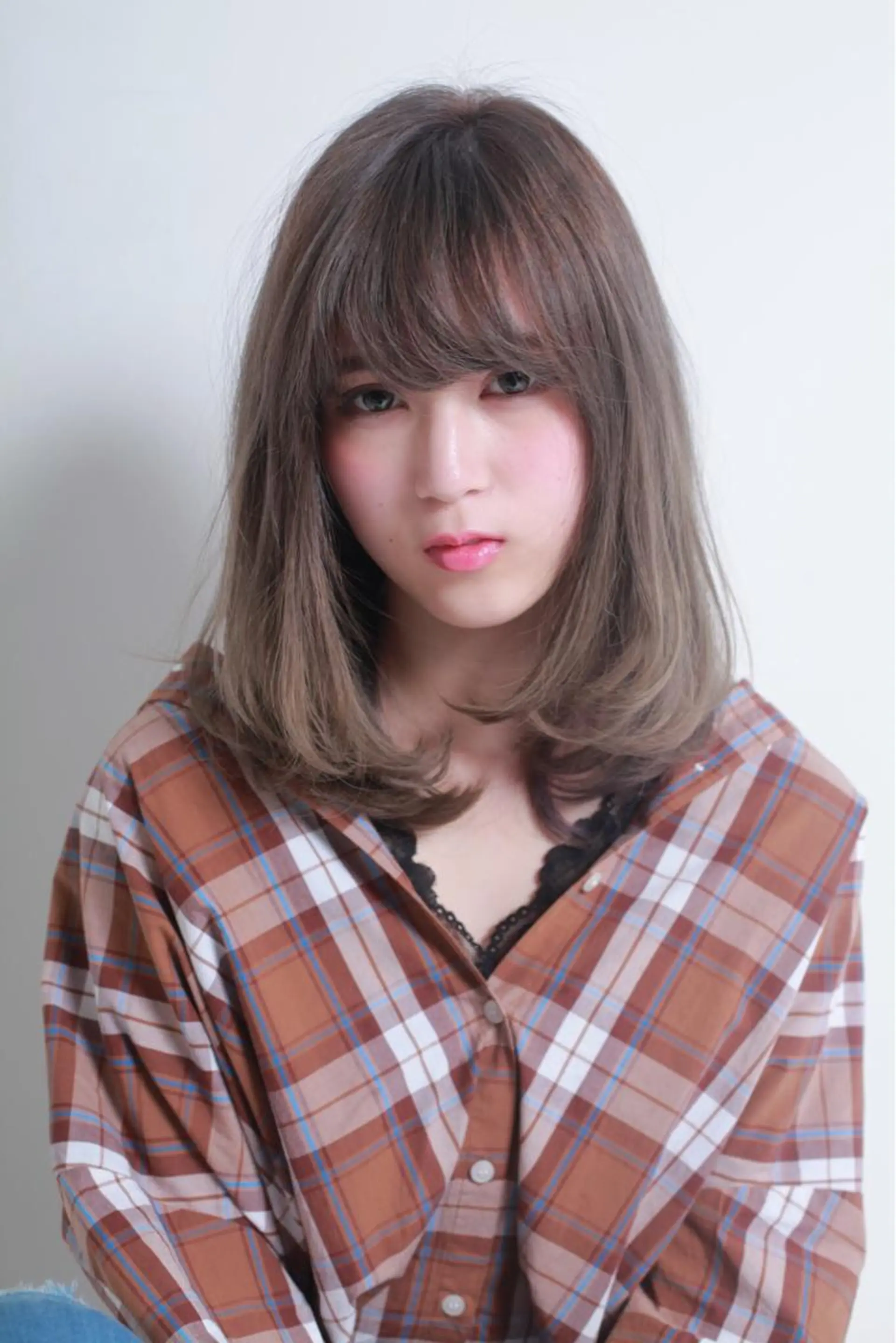 ミディアム カラー ヘアアレンジ knock【ノック】所属・烏丸韓国ヘア🇰🇷 ayaka🎀のヘアスタイル