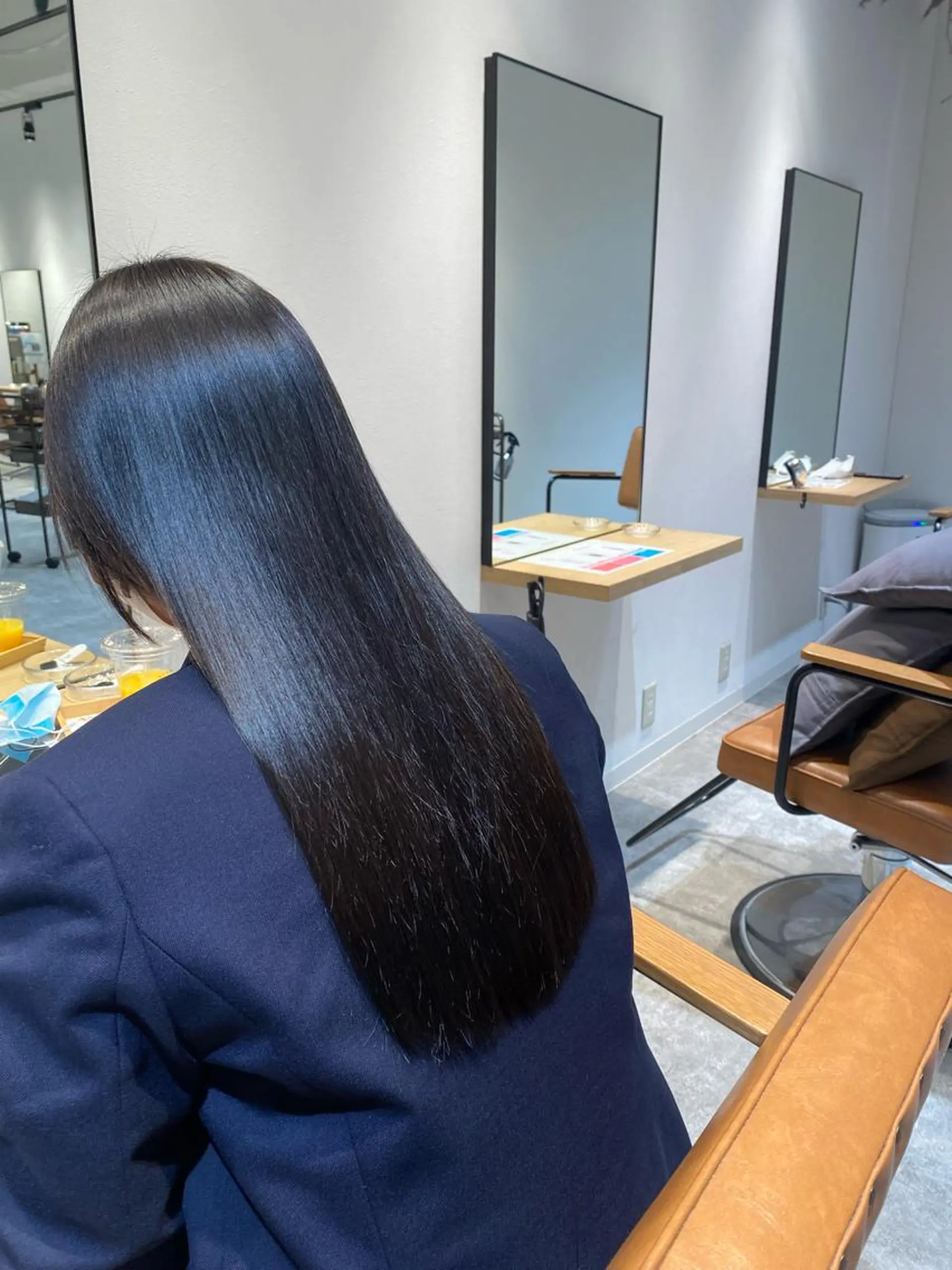 ロング カット 縮毛矯正 オスズ 🎀´-のヘアスタイル