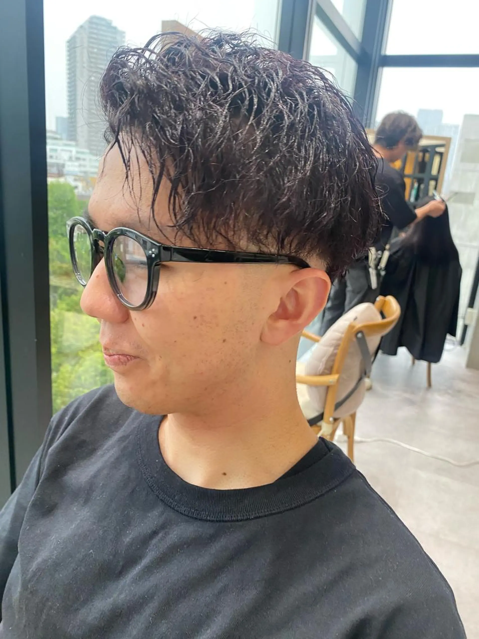 ミディアム パーマ メンズ カット パーマ トリートメント Dxxxx III所属・女性目線の大人 メンズ*Ayakaのヘアスタイル