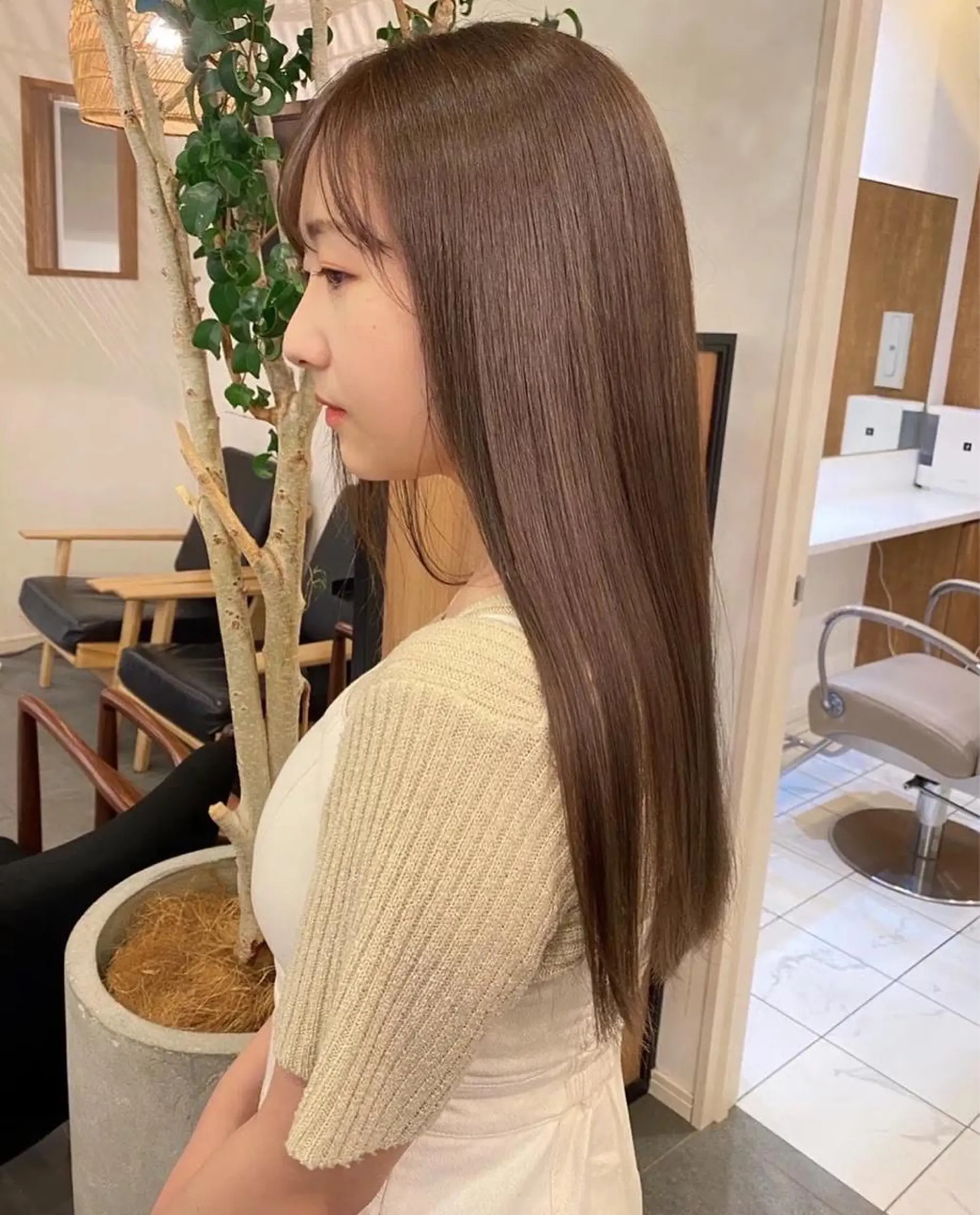 ロング カラー ベージュカラー 透明感カラー TYCHE GINZA所属・🍃服部 雅哉🍃銀座◎のヘアスタイル