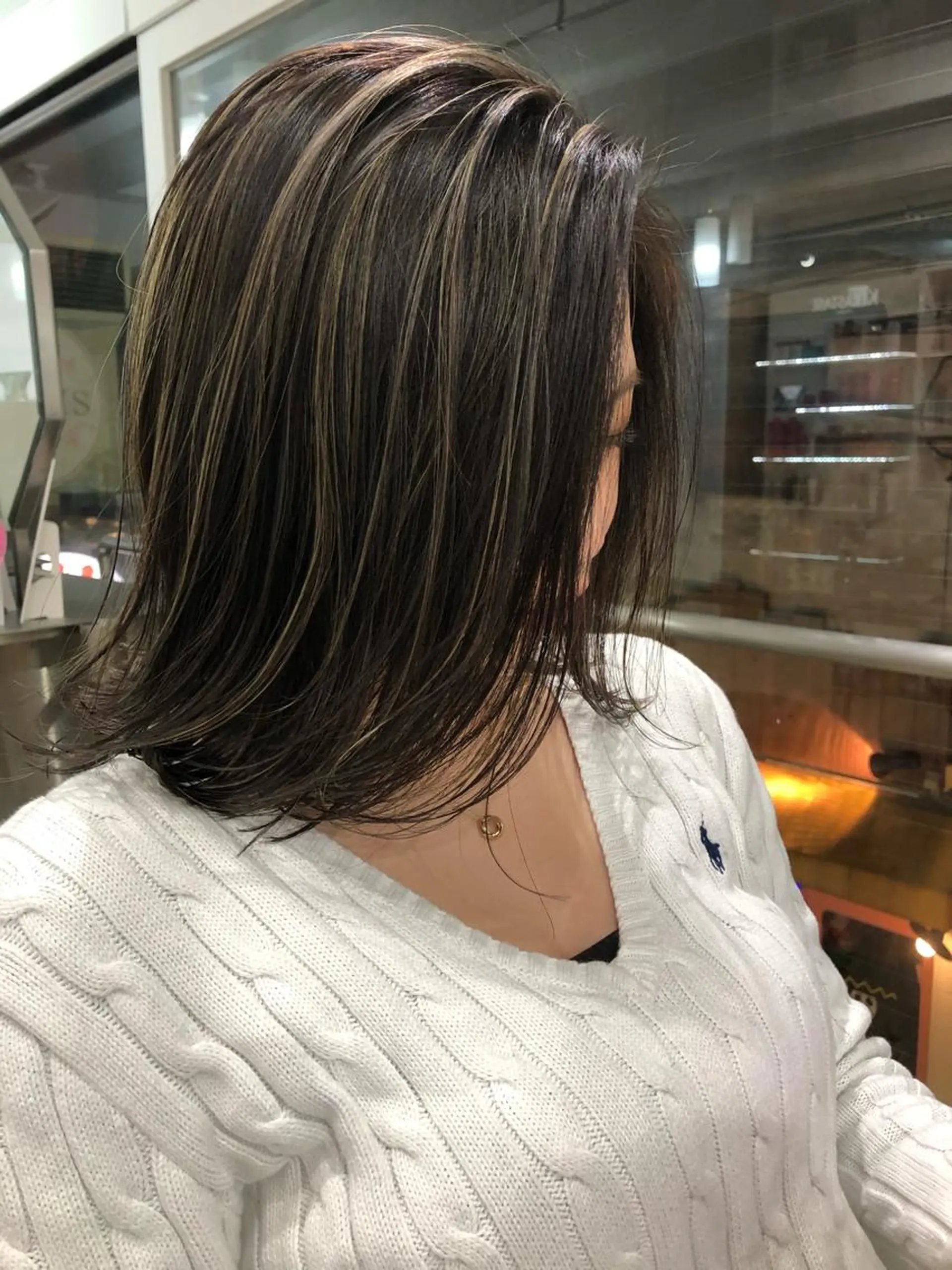 ショート カラー ダークグレー ダークグレージュ グレージュ ハイライトカラー ハイライト Tao所属・藤川 大智のヘアスタイル