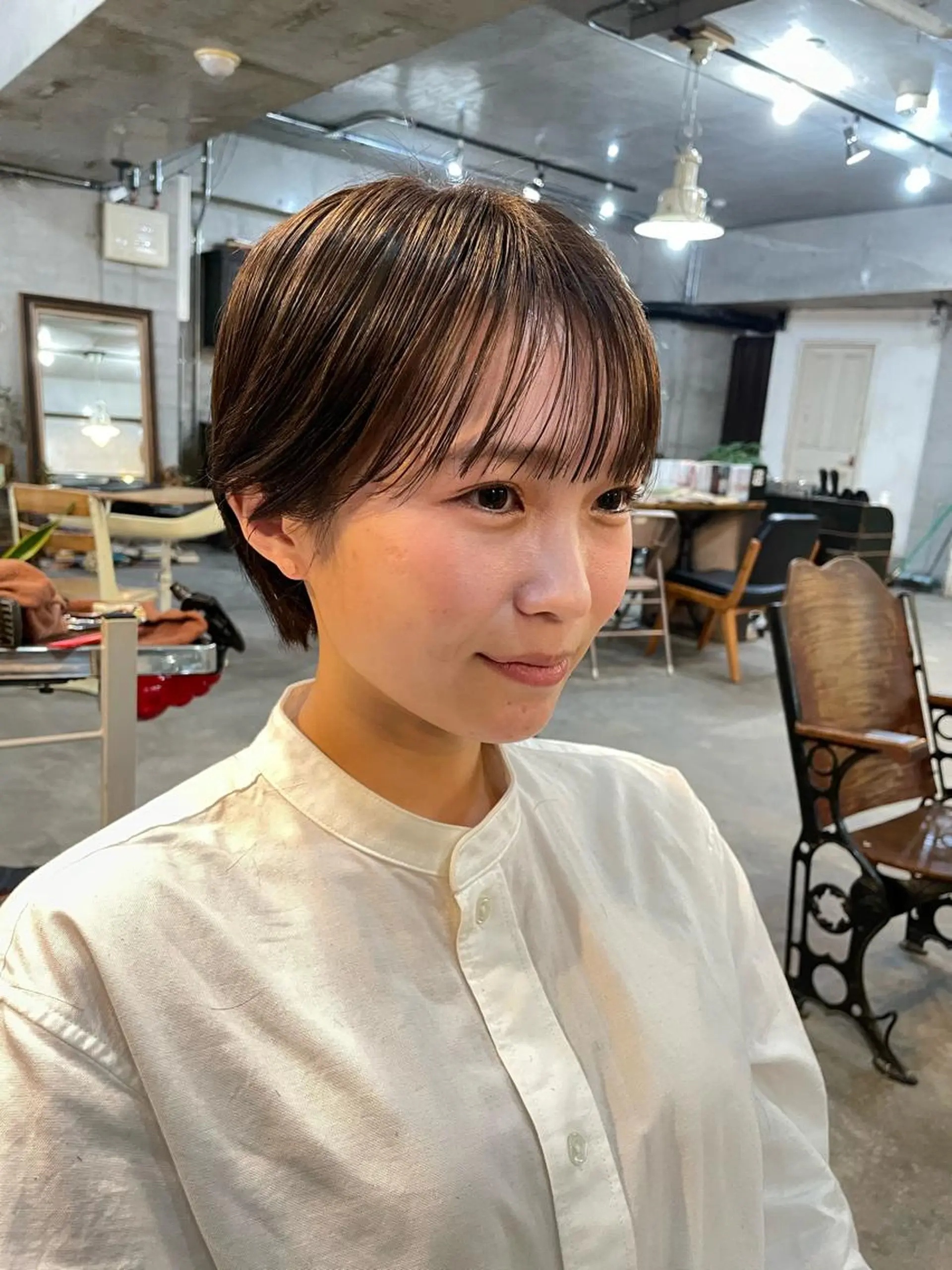 ショート カラー カット ヘアカラー トリートメント 南堀江🌿パーマ Tetsu【テツ】のヘアスタイル