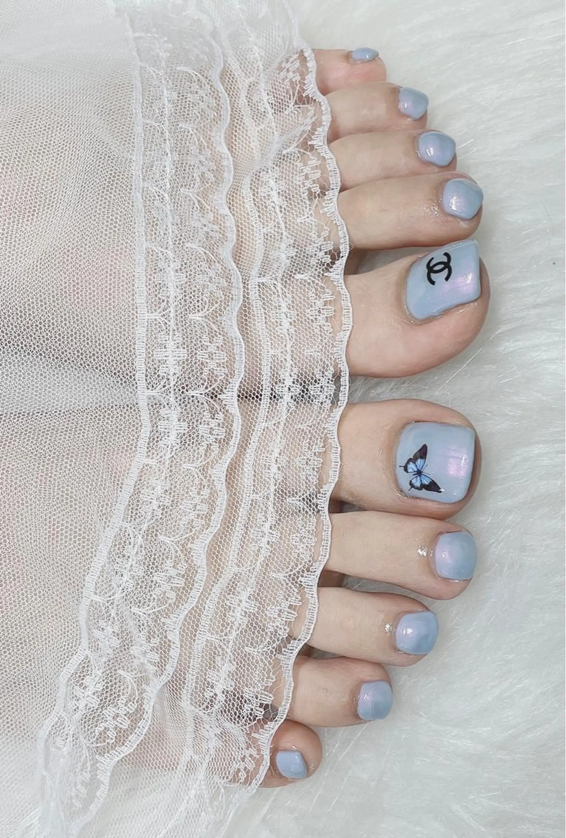 ネイル 23時まで❤︎韓国、 ワンホンネイルのネイルデザイン