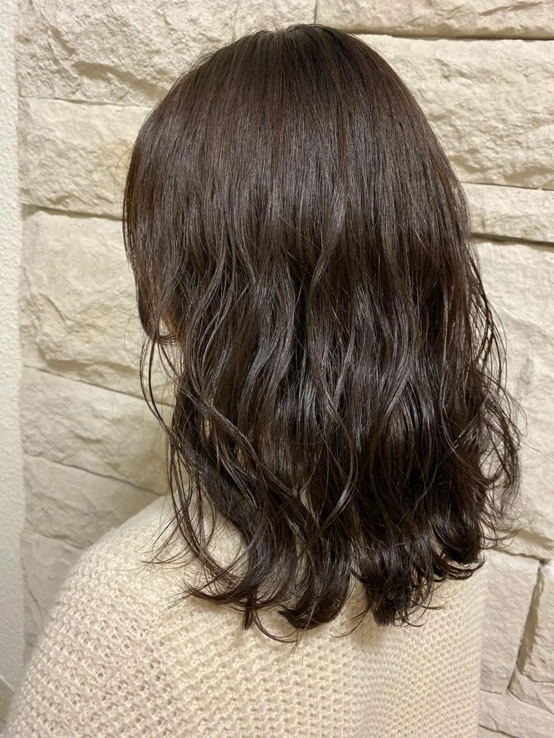 セミロング カラー ヘアアレンジ メンズ キッズ ネイル マツエク・マツパ GO TODAY SHAiRE SALON所属・透明感カラー🤎 ゆりのヘアスタイル