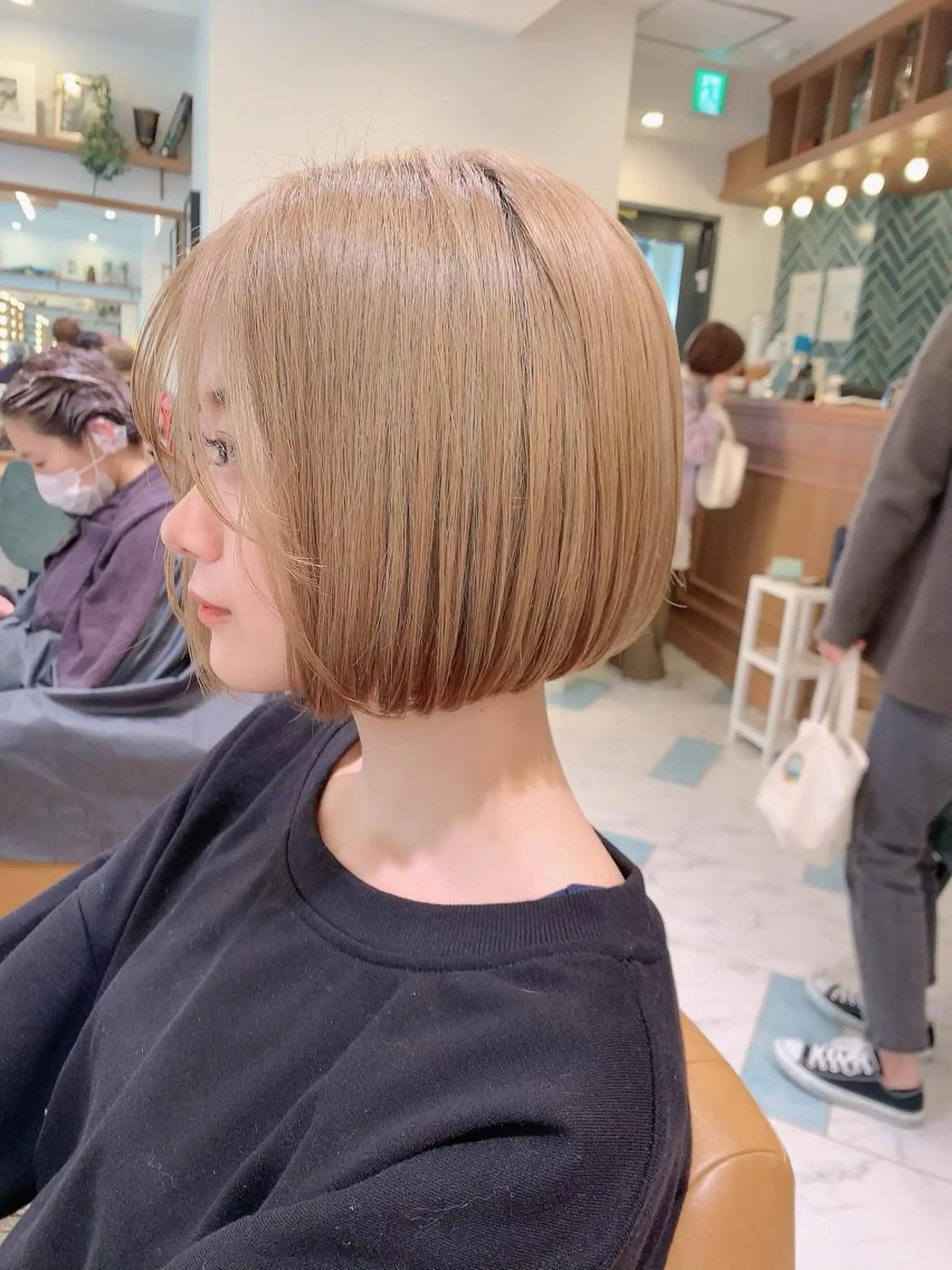 ショート ボブ ショート/縮毛矯正 紺野紘三のヘアスタイル