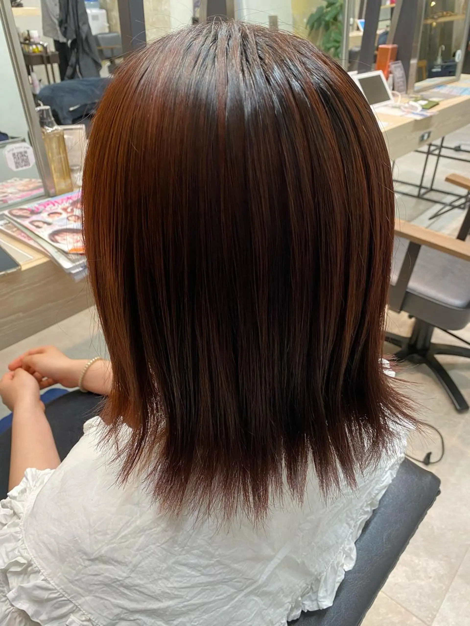 ミディアム Misaki ║ツヤカラーのヘアスタイル