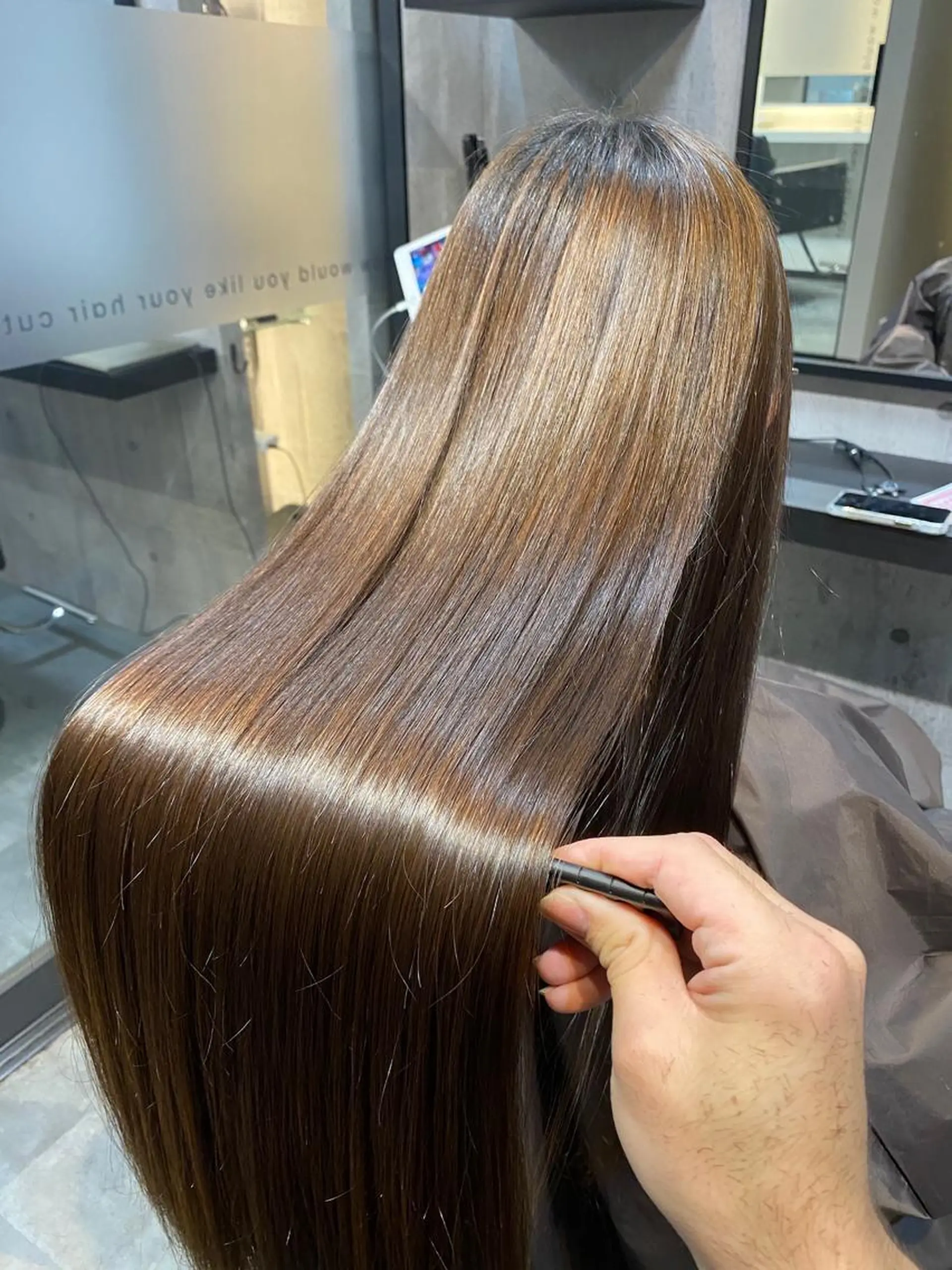 ロング 髪質改善 ロング 縮毛矯正 🟡【美髪専門店】 ✨褒め髪/艶髪🟡のヘアスタイル