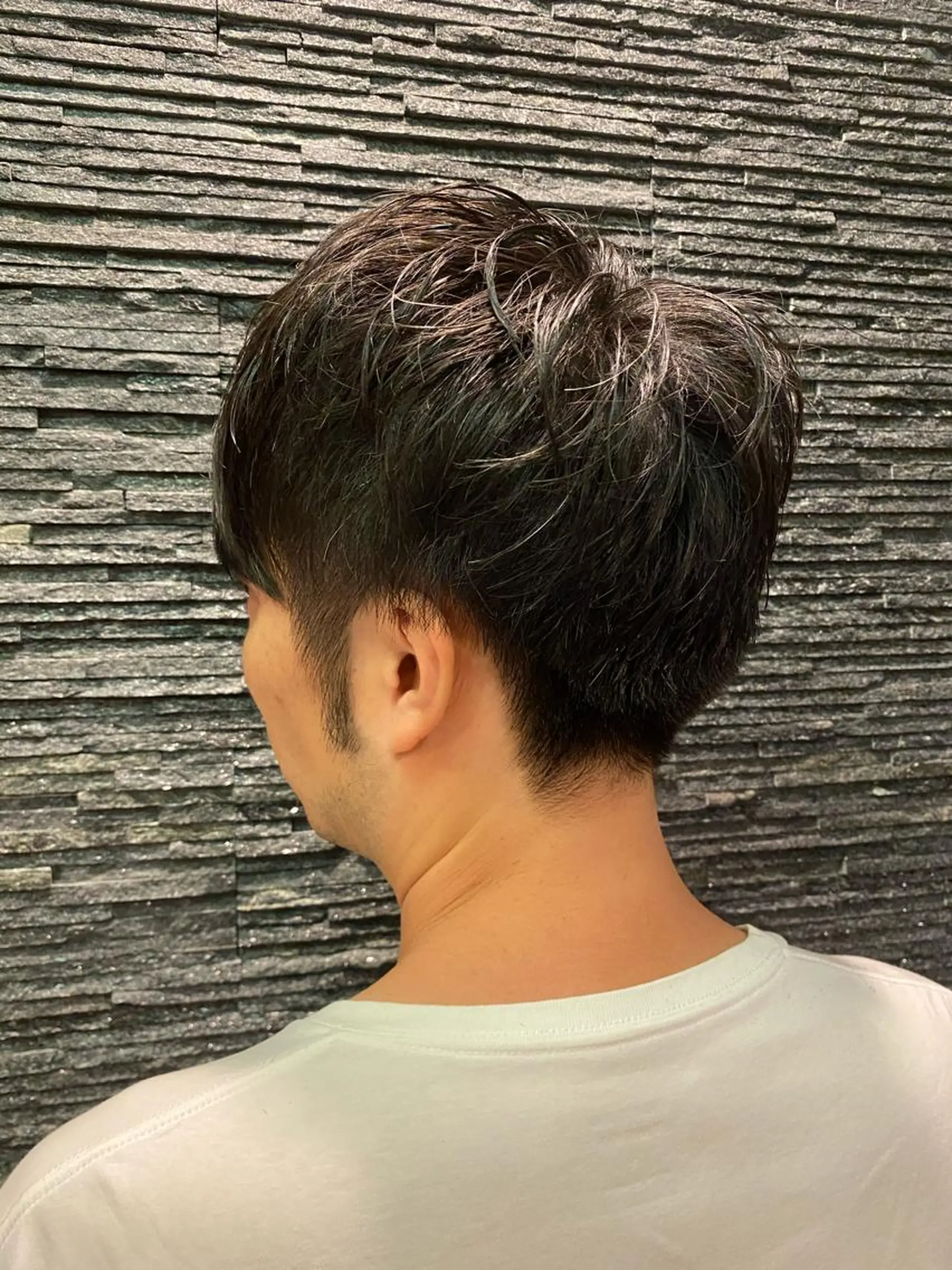 ミディアム 齋藤 大晟のヘアスタイル