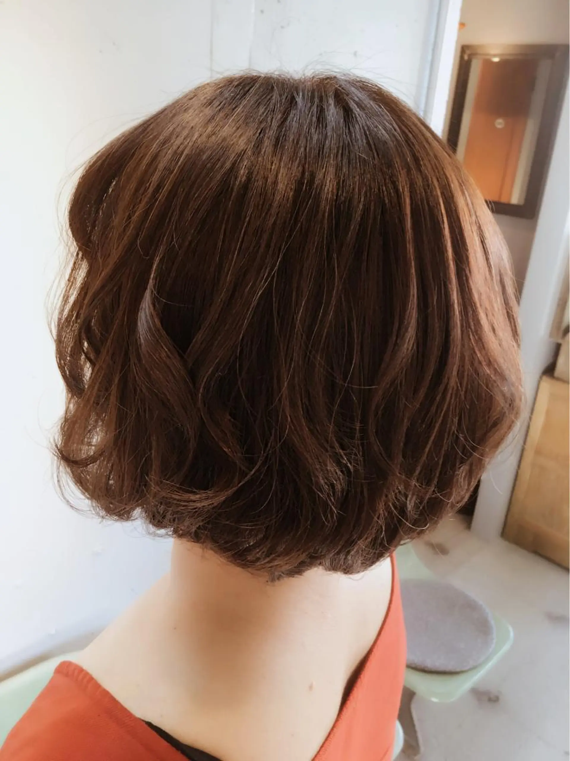 ショート カラー パーマ ボブ 小顔カット 代表 中島貴志のヘアスタイル