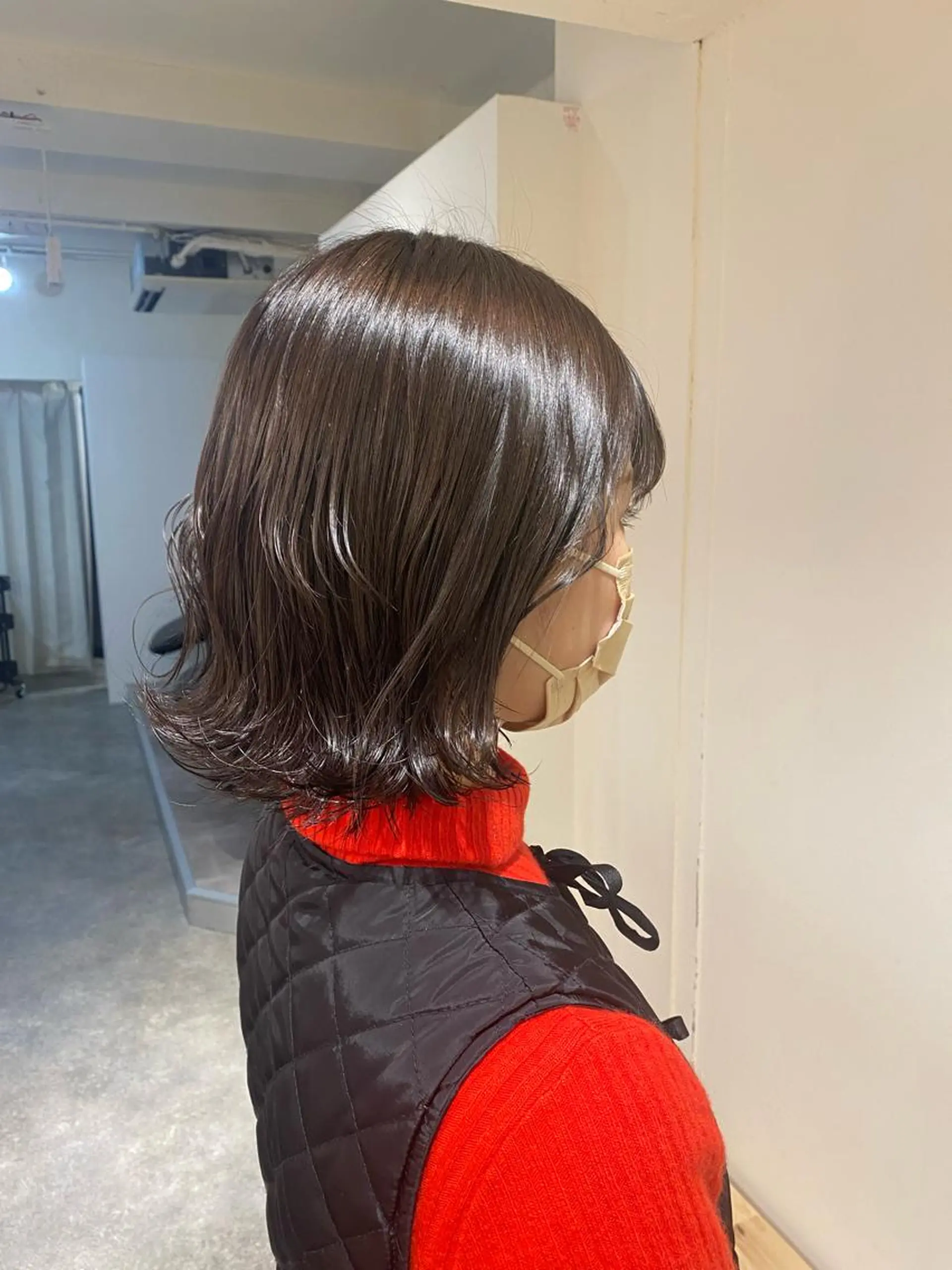 ミディアム カラー ヘアアレンジ 透明感カラー カット ヘアカラー ボブ /ニュアンス/ satomi🧸💖のヘアスタイル