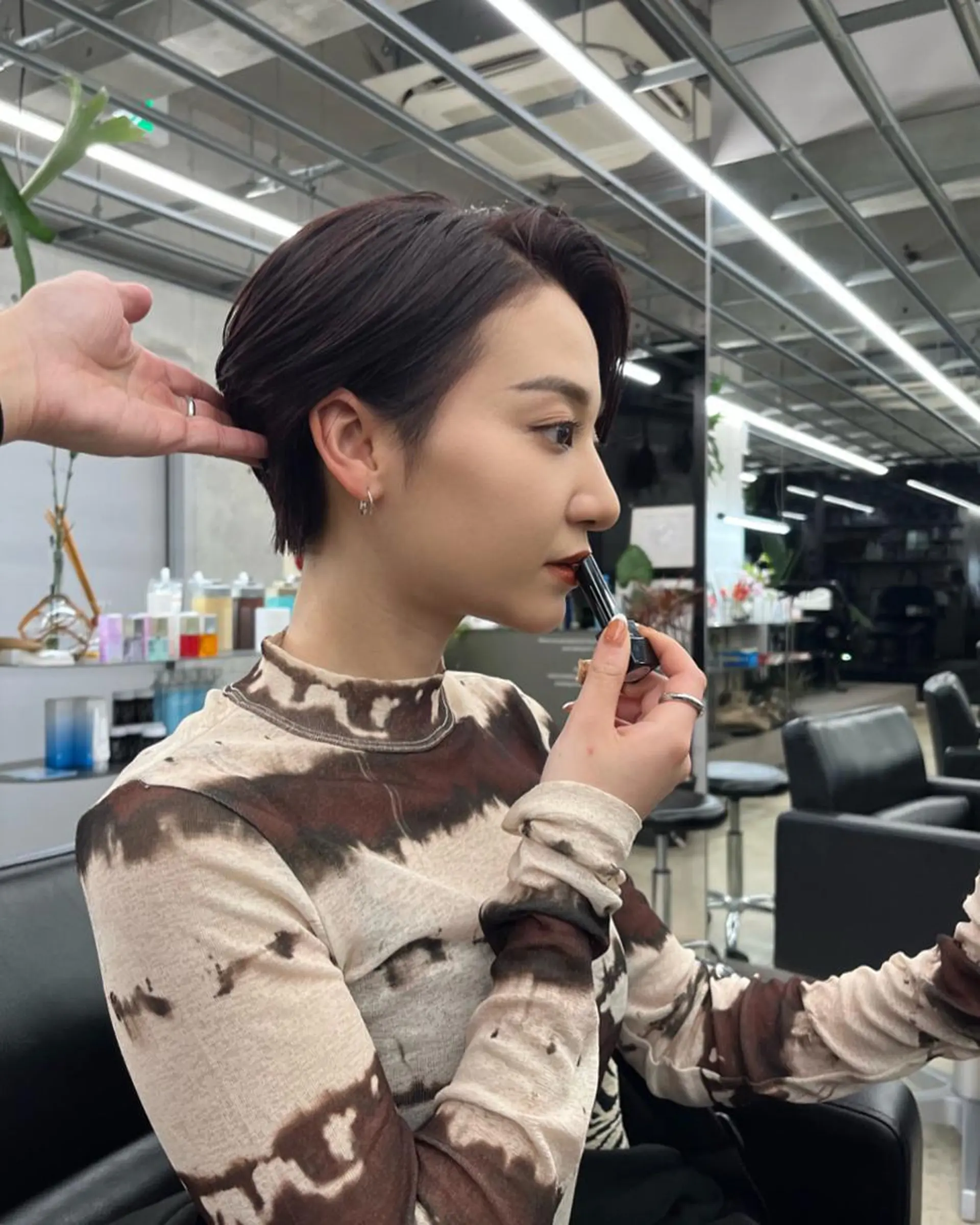 ショート カラー ヘアカラー ダブルカラー/ ケアブリーチ/クニトのヘアスタイル