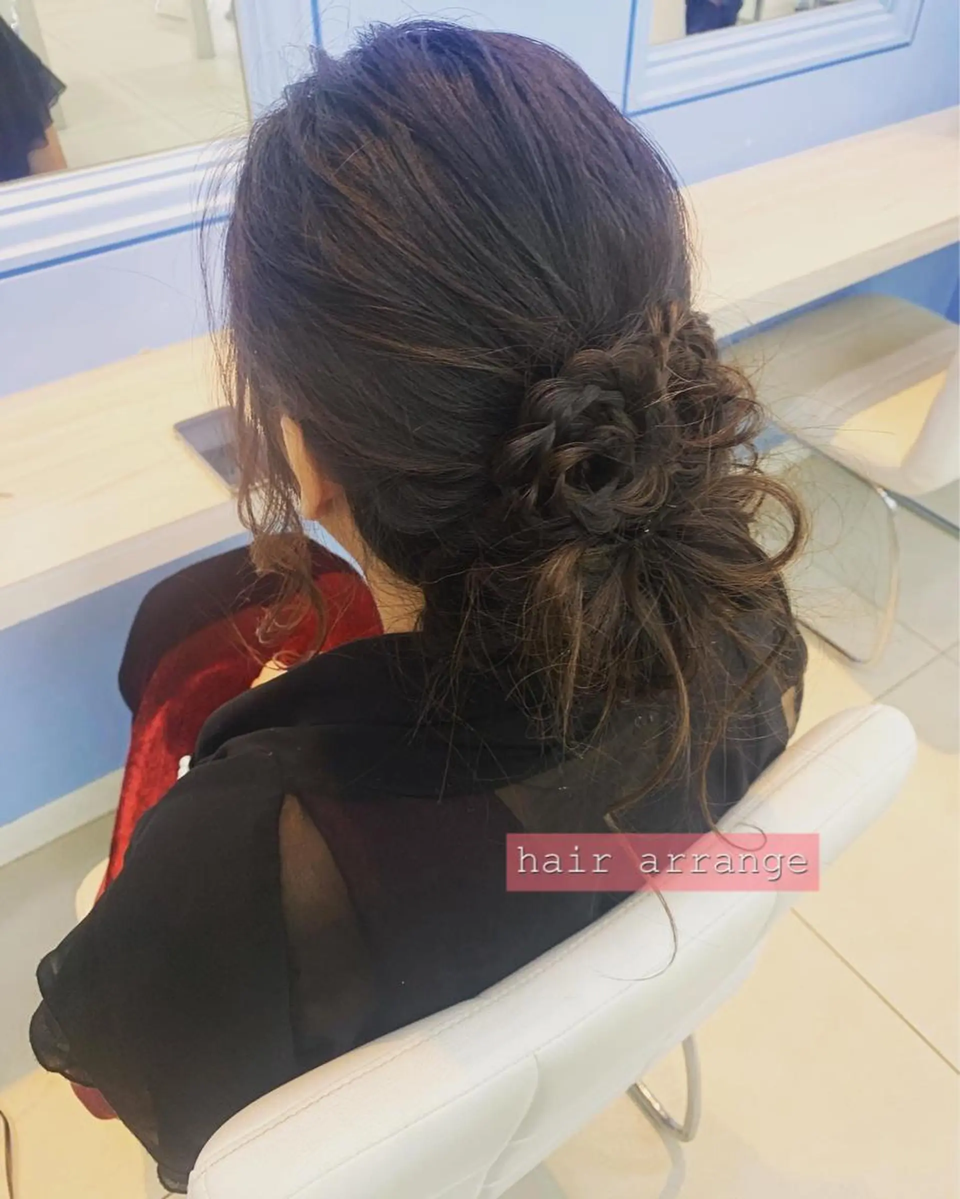 ロング ヘアアレンジ 結婚式・ブライダル ✂︎✂︎レディースの メンズカット屋さんのヘアスタイル