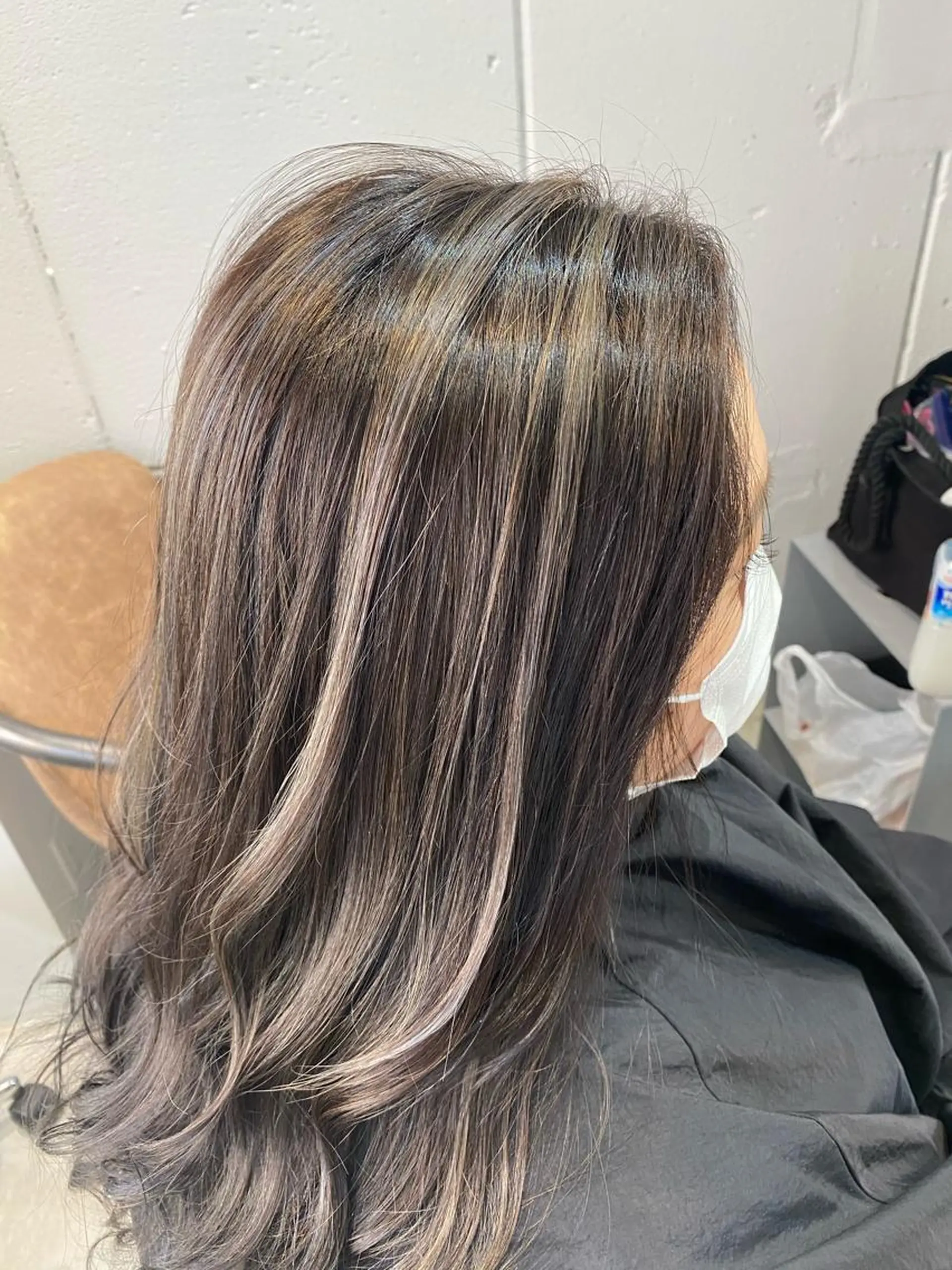 ロング カラー ブリーチ ハイライトカラー ハイライト kico home 肥後橋店所属・似合わせレイヤー 阿波座/ふじむらのヘアスタイル