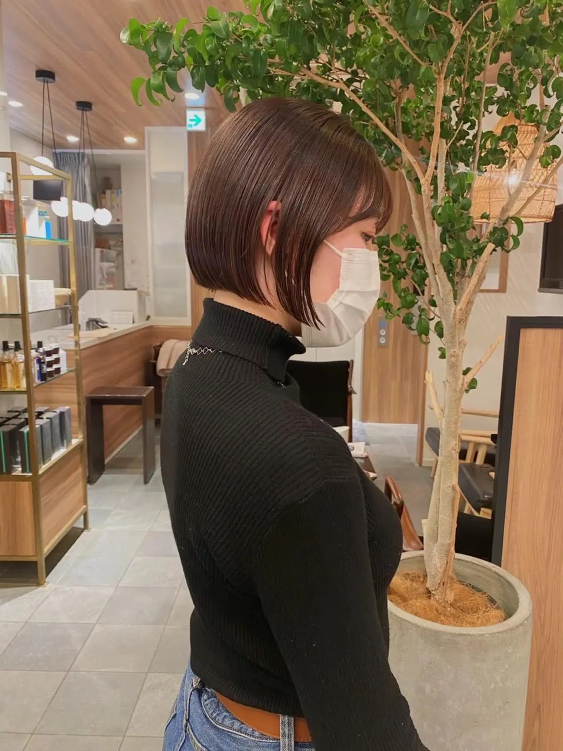 ショート カラー パーマ ボブ TYCHE GINZA所属・🍃服部 雅哉🍃銀座◎のヘアスタイル