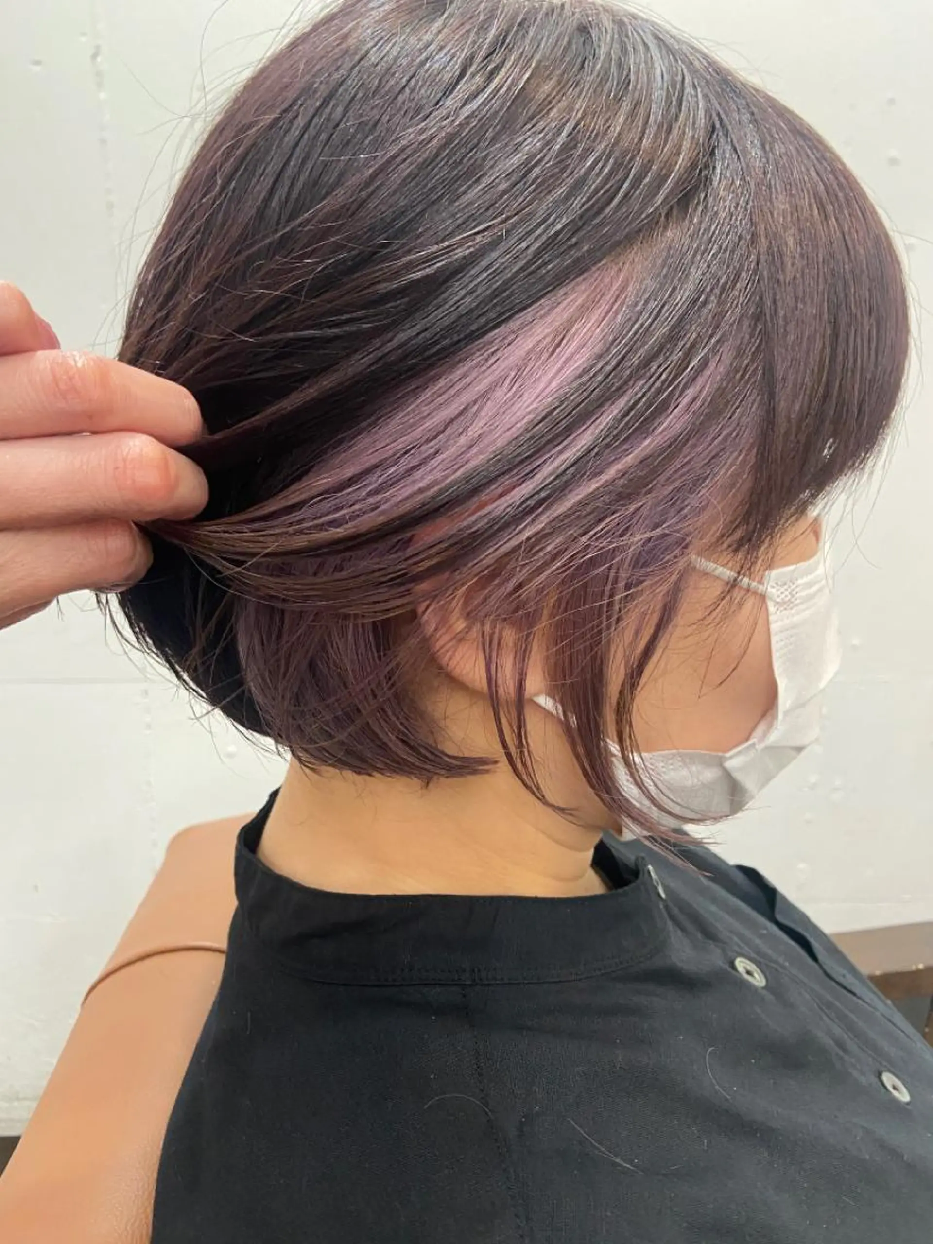 ショート カラー パーマ ヘアアレンジ メンズ キッズ ネイル マツエク・マツパ times salon名駅所属・久木原 ゆりのヘアスタイル