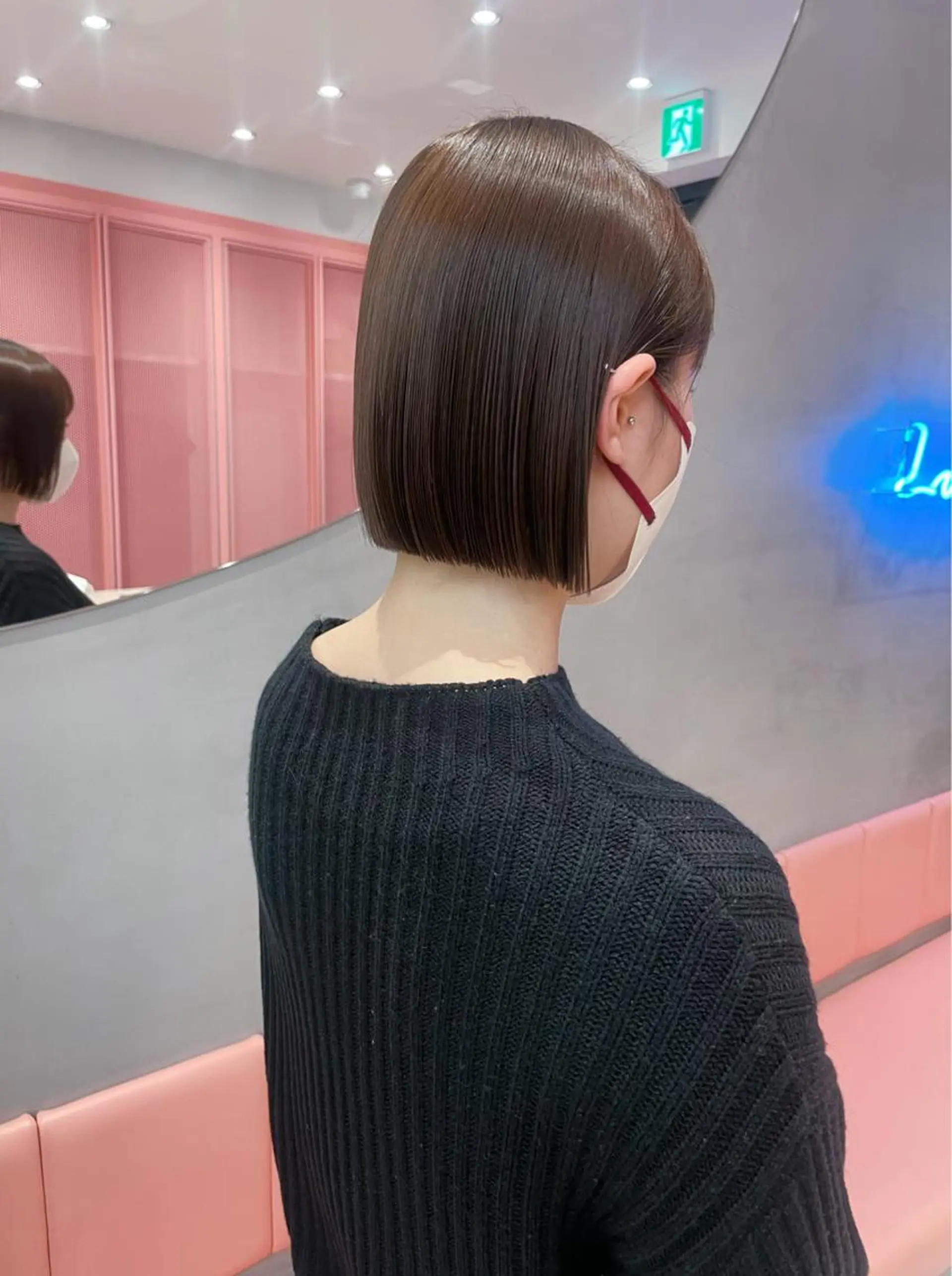 ショート Misaki /ボブ/縮毛矯正のヘアスタイル