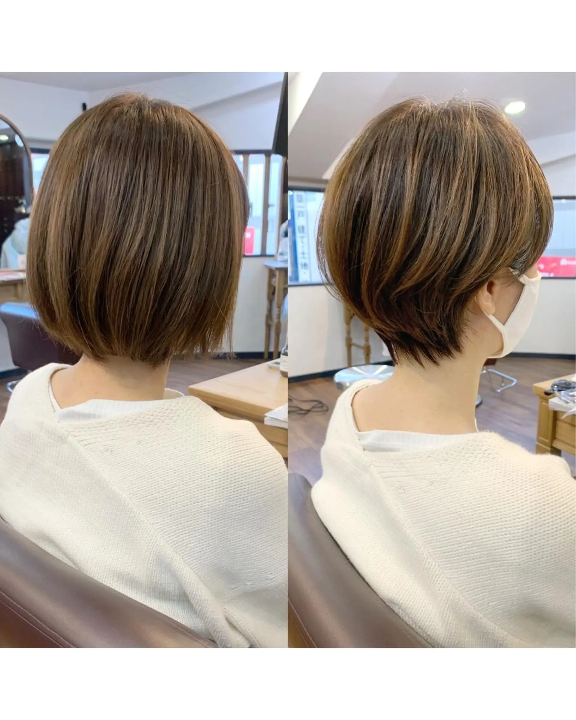 ショート 縮毛矯正/ショート/ レイヤー/畑中正敏のヘアスタイル