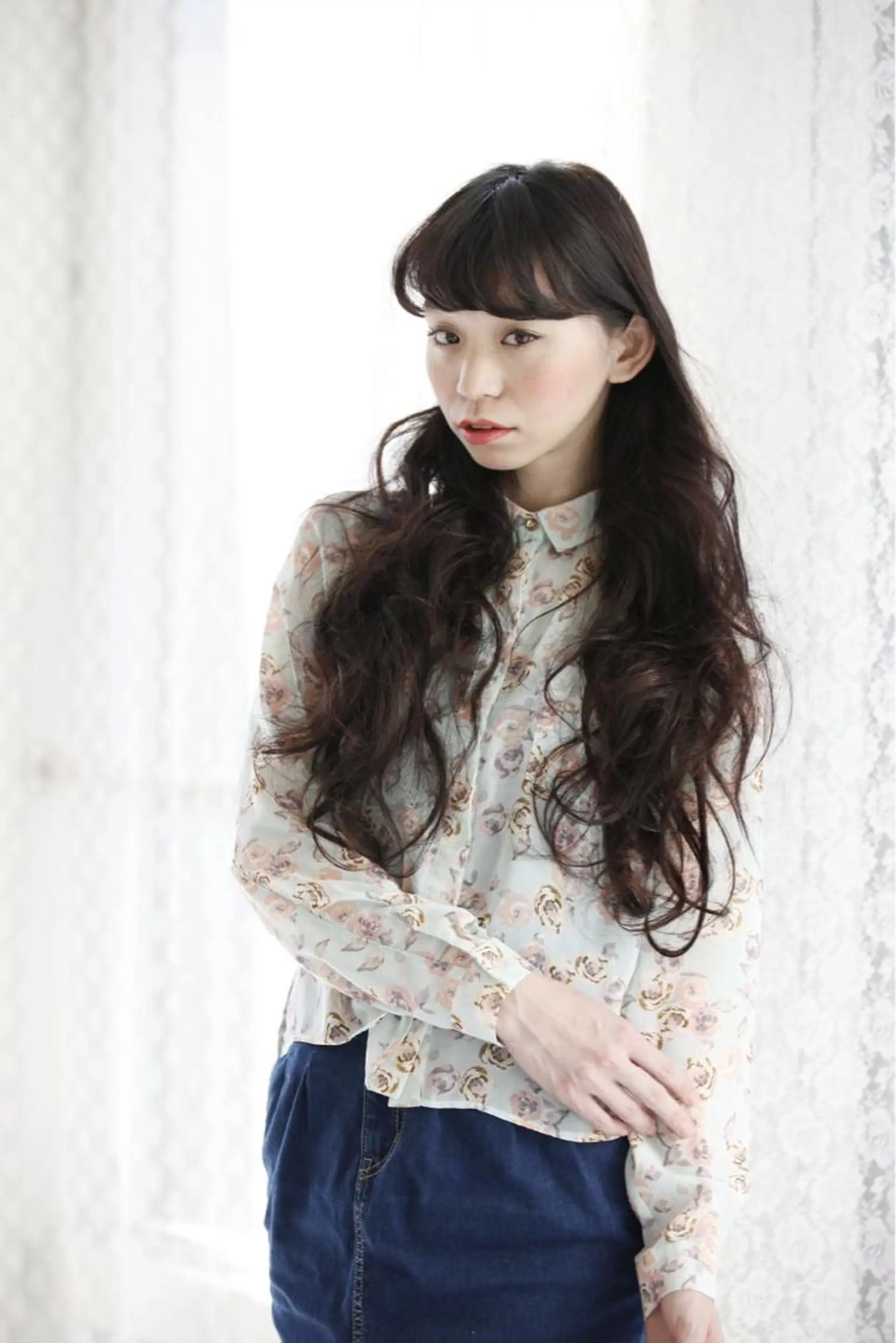 ロング カラー パーマ neolive emのヘアスタイル