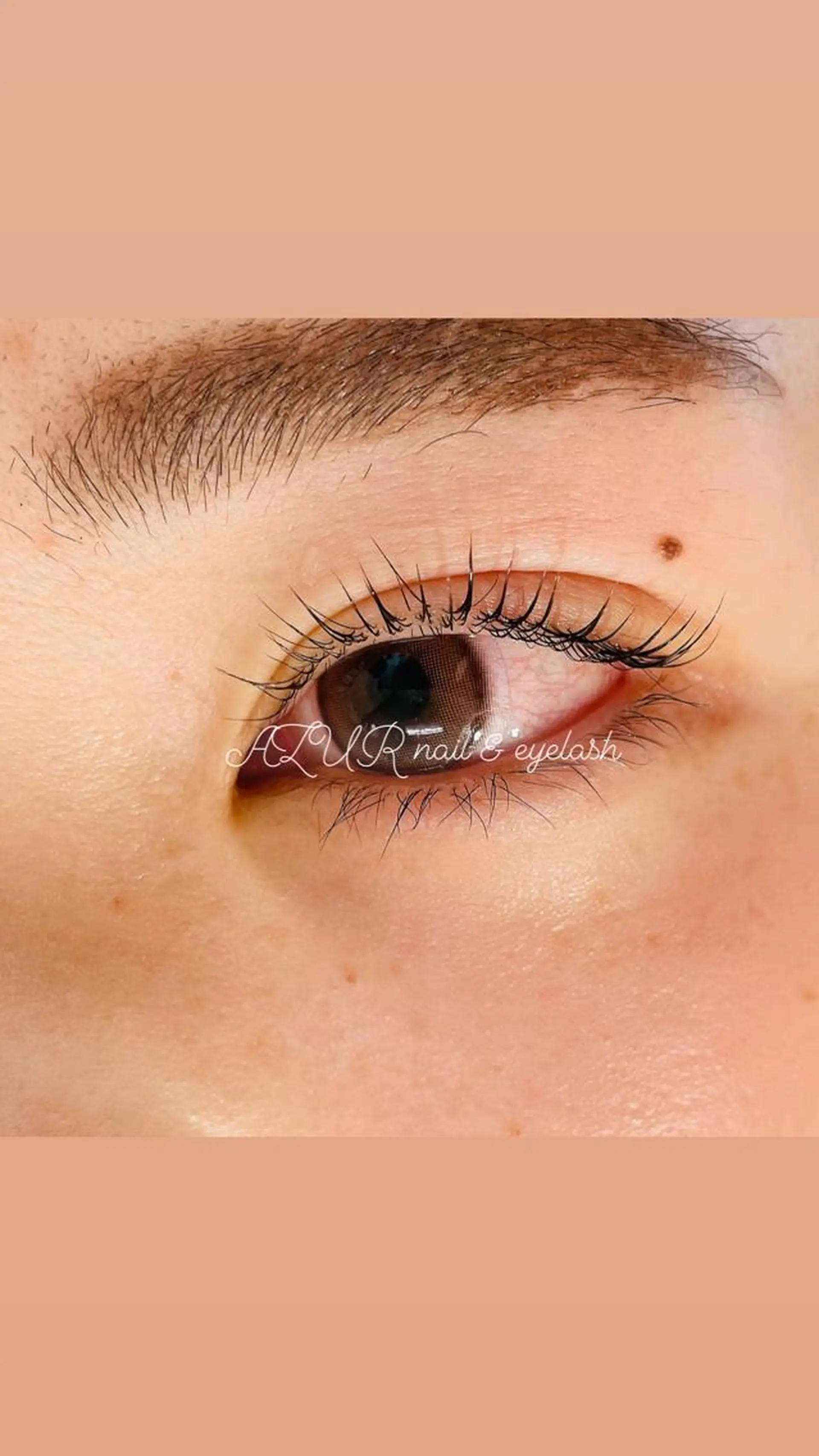 マツエク・マツパ パリジェンヌラッシュリフト AZUR N&eyelashのネイルデザイン