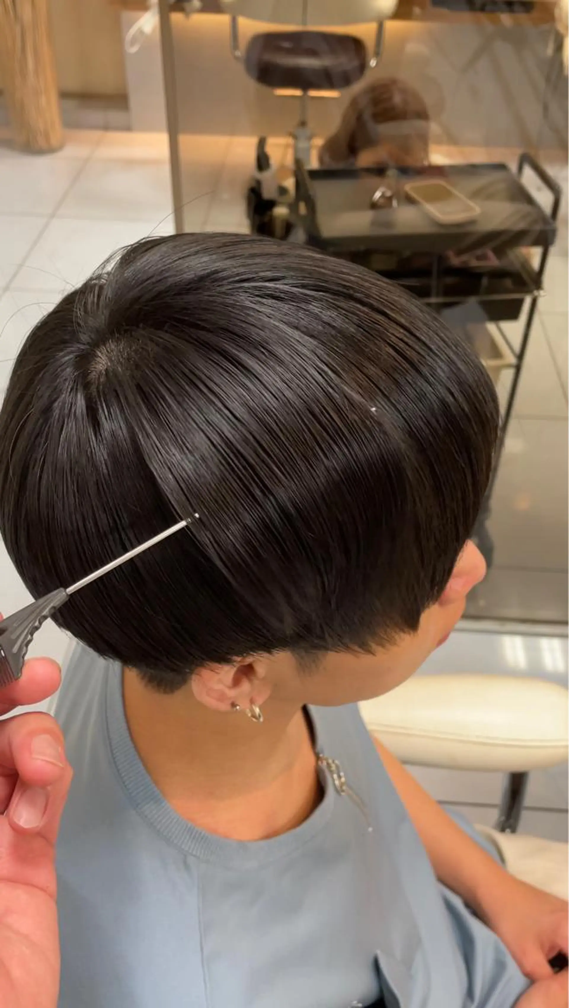 ショート パーマ ヘアアレンジ メンズ マッシュ 縮毛矯正 カット 縮毛矯正 トリートメント 🔮メンズ縮毛矯正 毛流れパーマ💎竹永のヘアスタイル