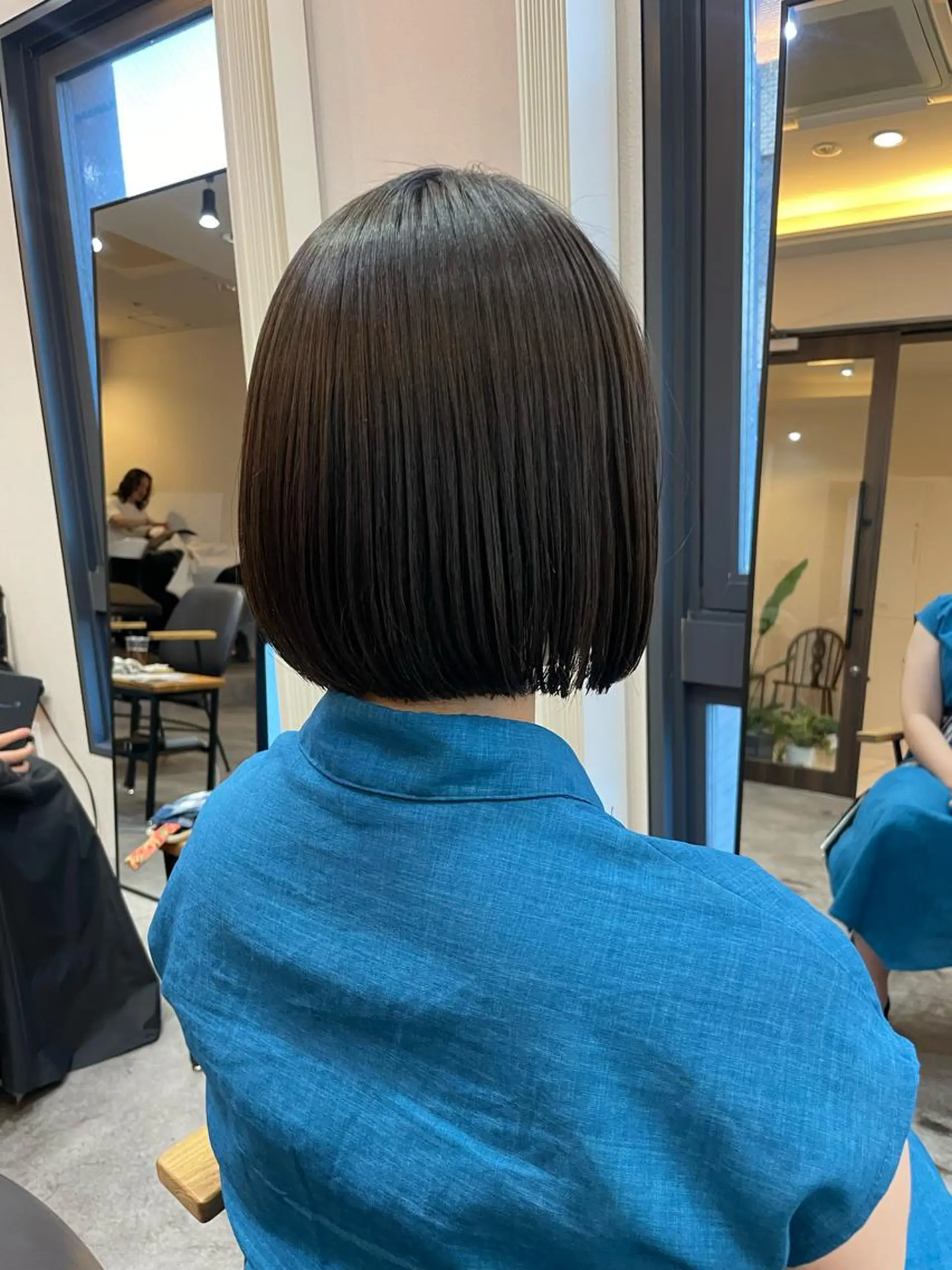 ショート ボブ カット 縮毛矯正 ボブ/髪質改善/ soiナカジママドリのヘアスタイル