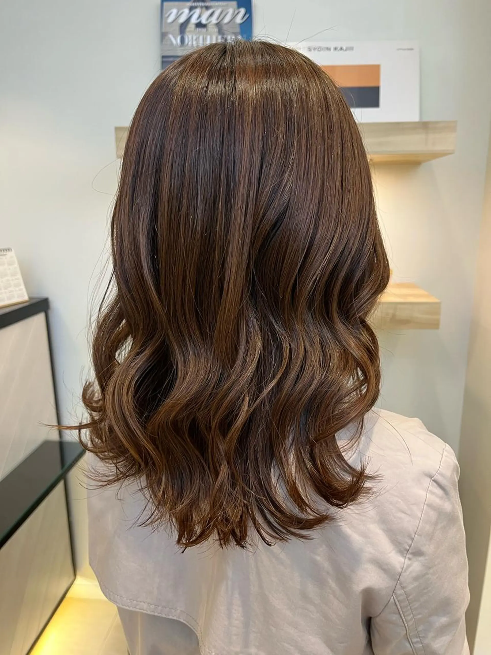 ロング コテ巻き風パーマ🫧 麻尋のヘアスタイル