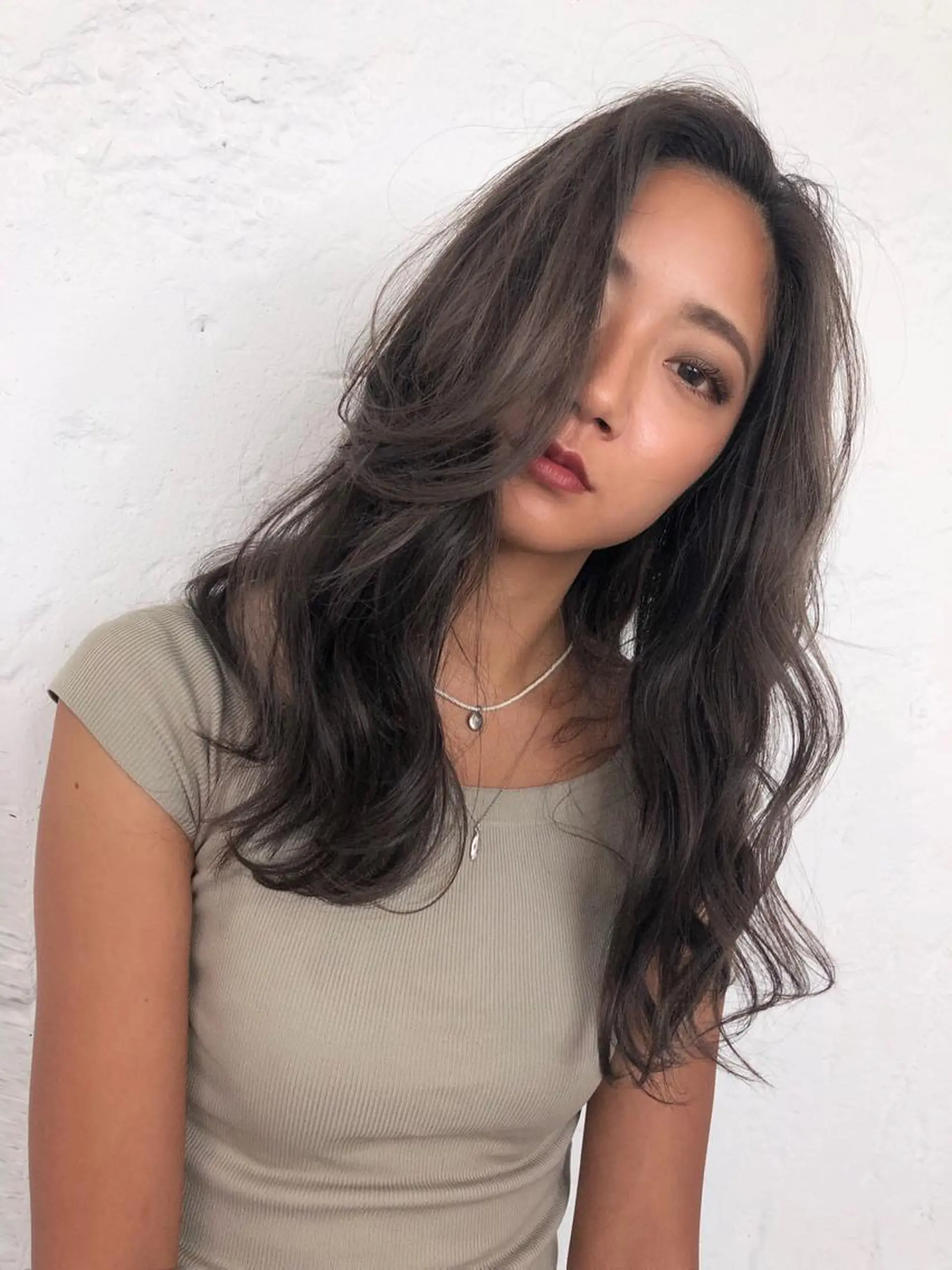 ロング カラー レイヤーカット BLend 渋谷のヘアスタイル