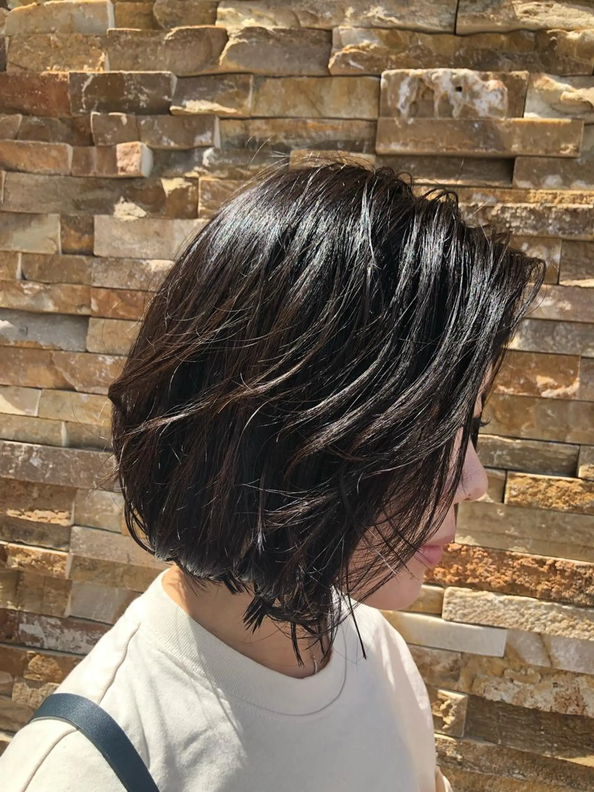 ミディアム 福森 みずきのヘアスタイル