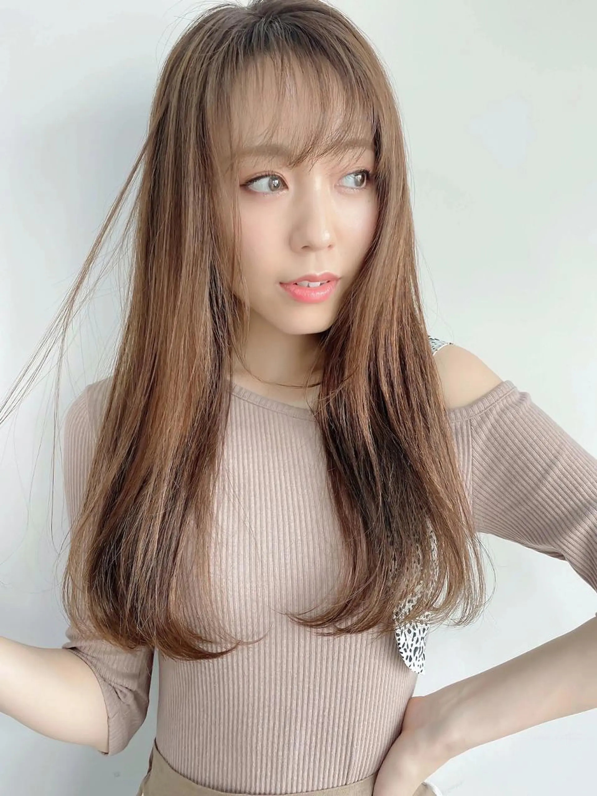 ロング カラー トリートメント 縮毛矯正 トリートメント ⭐️迫田 ゆう⭐️のヘアスタイル