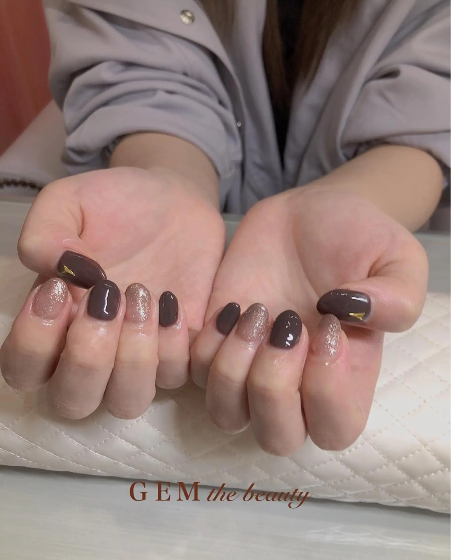 ネイル ジェルネイル シンプルネイル GEM beautyのマツエク・マツパデザイン