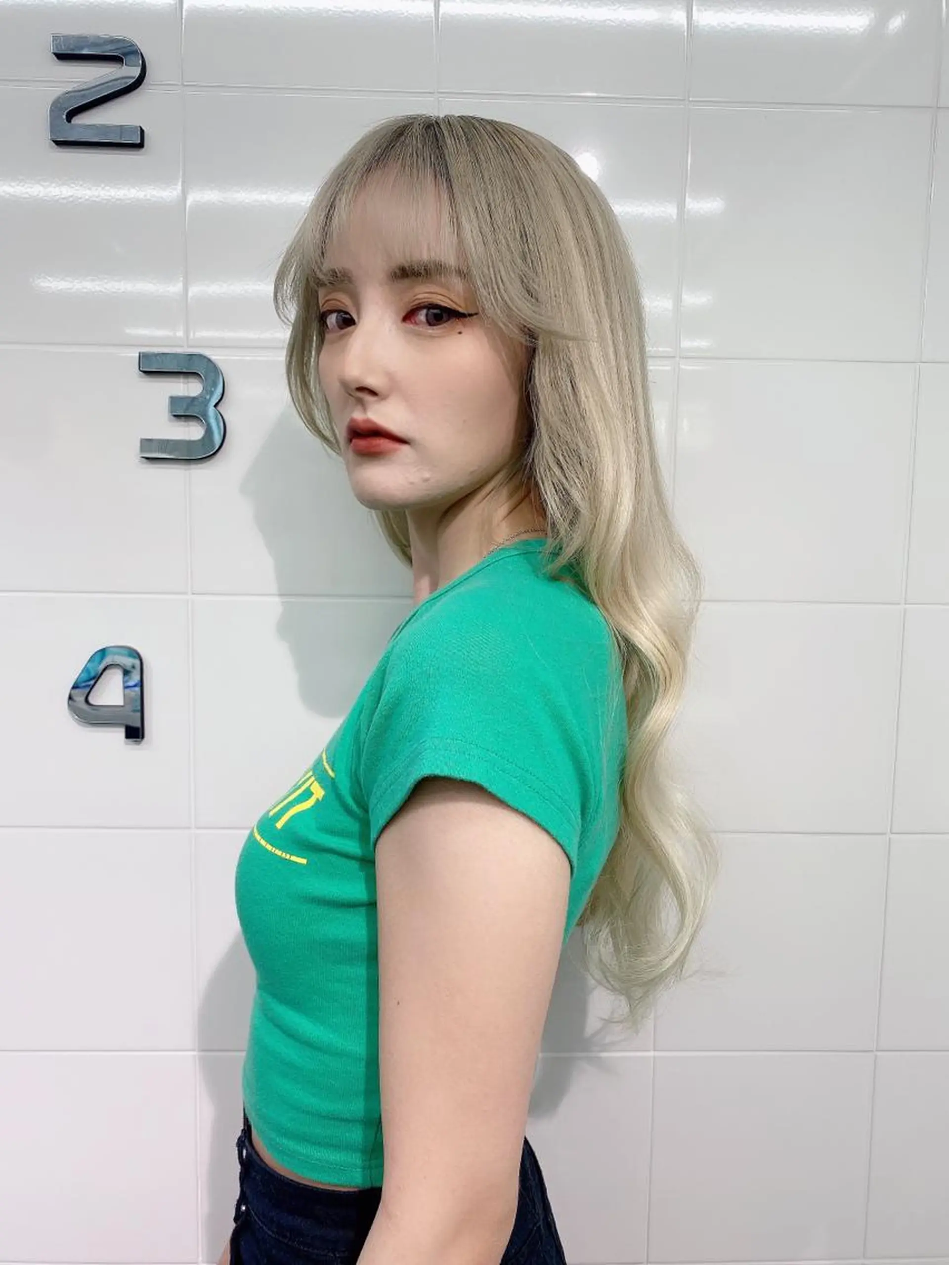 ロング カラー ブロンド grow所属・🧡YUKA🧡 渋谷/プルエクステのヘアスタイル