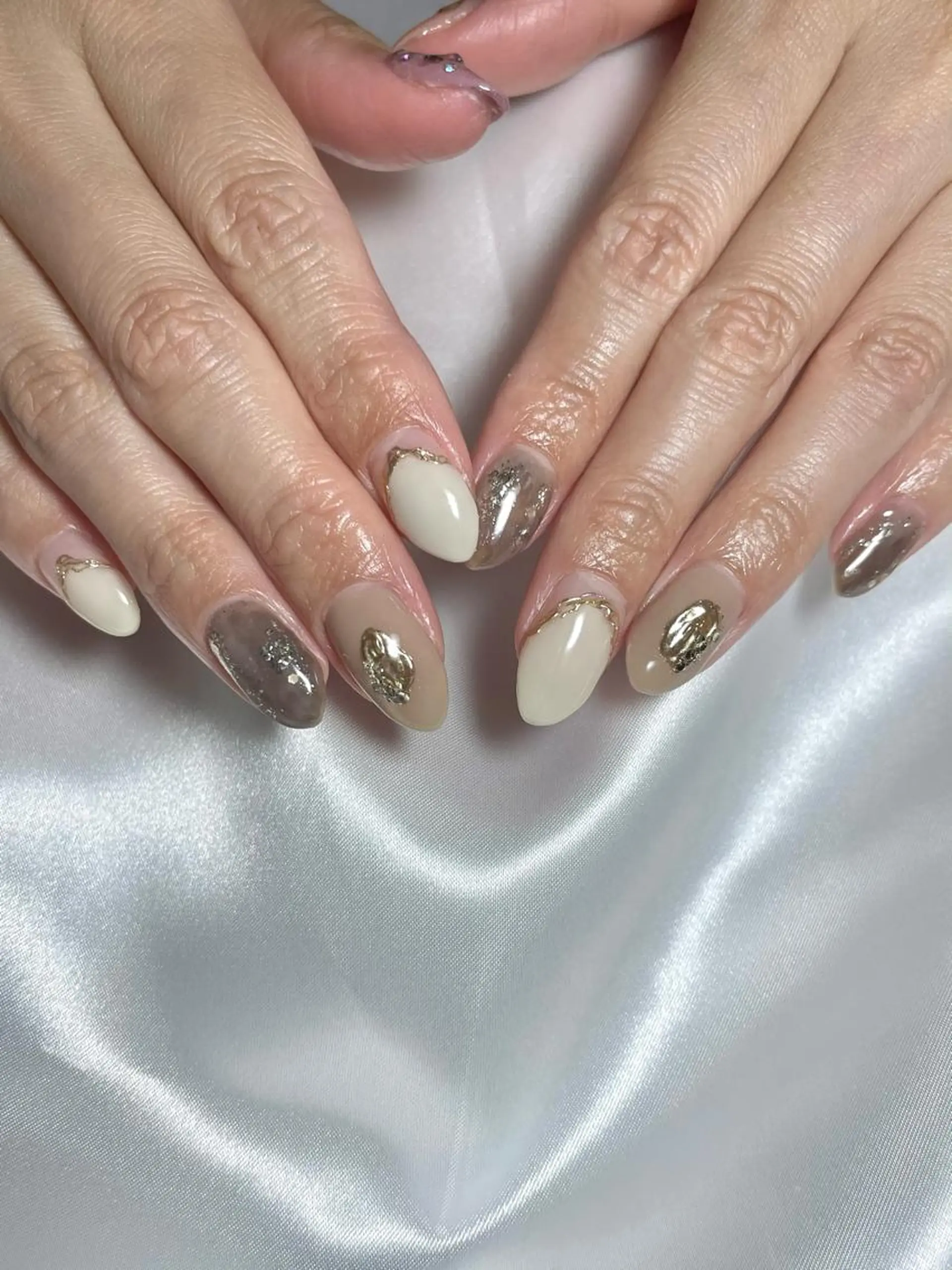 ネイル ニュアンスネイル ハンドネイル beauty salonM&Iのネイルデザイン