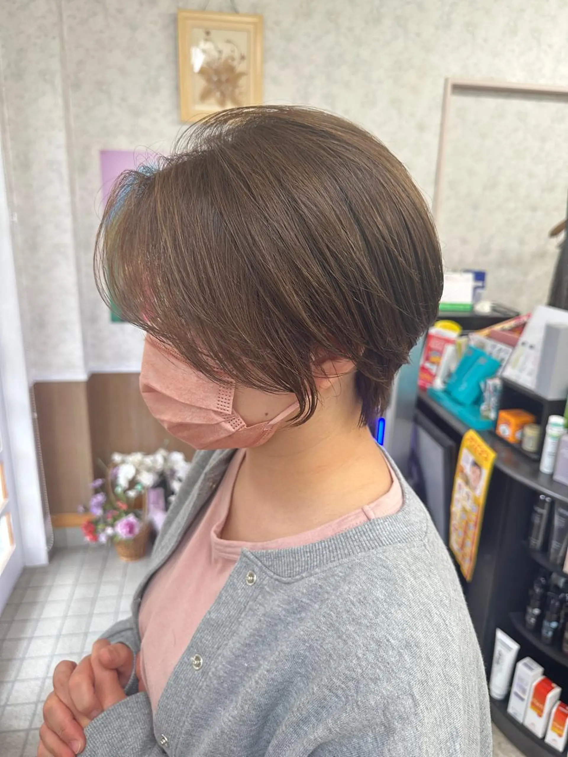 ショート カラー カット ヘアカラー ヘッドスパ 髪質改善のプロ✨りな さんのヘアスタイル