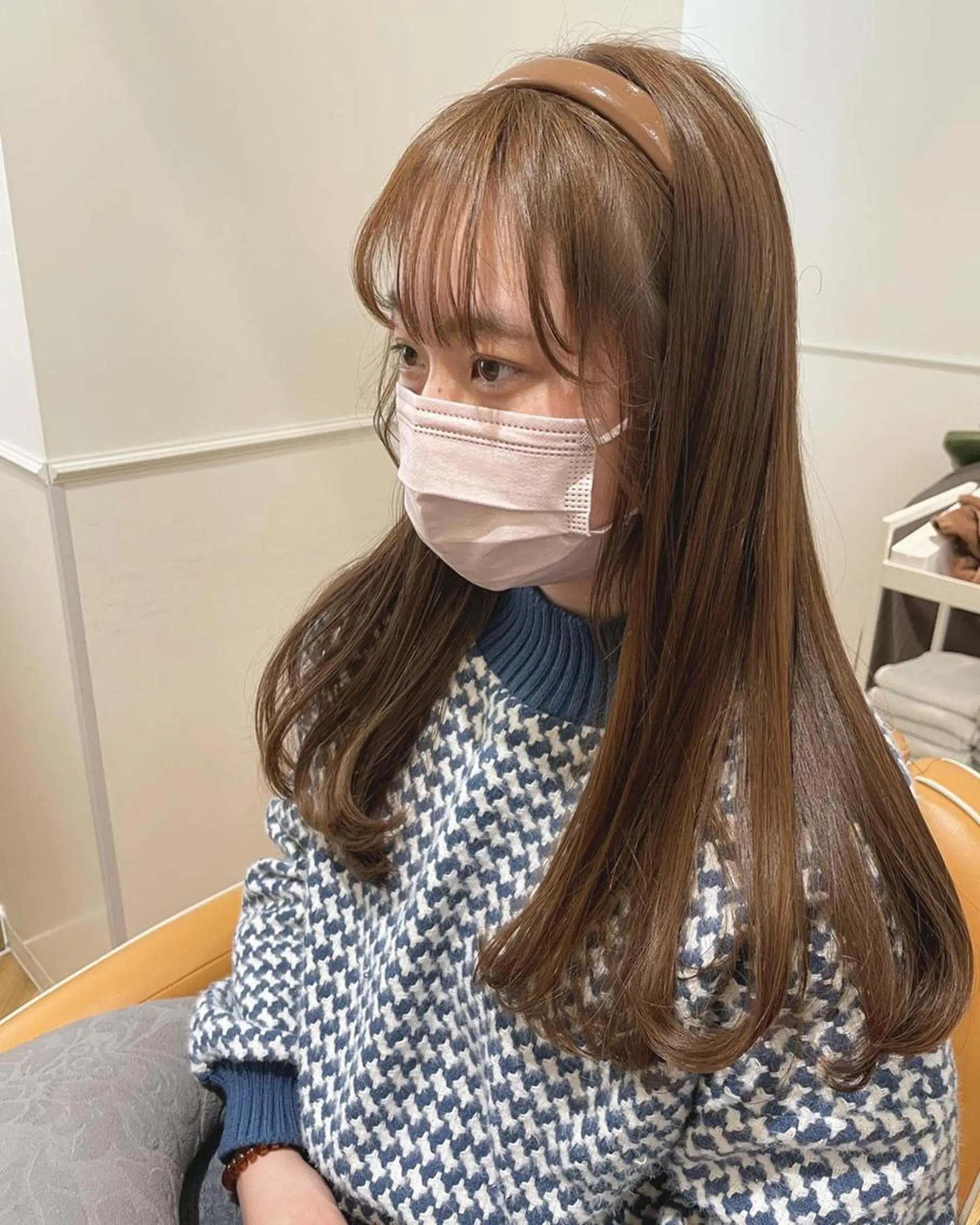 ミディアム カラー パーマ ヘアアレンジ メンズ キッズ ネイル マツエク・マツパ 成人式 ベージュカラー 透明感カラー 成人式 成人式 🫧垢抜けヘア🫧 SHIORIのヘアスタイル