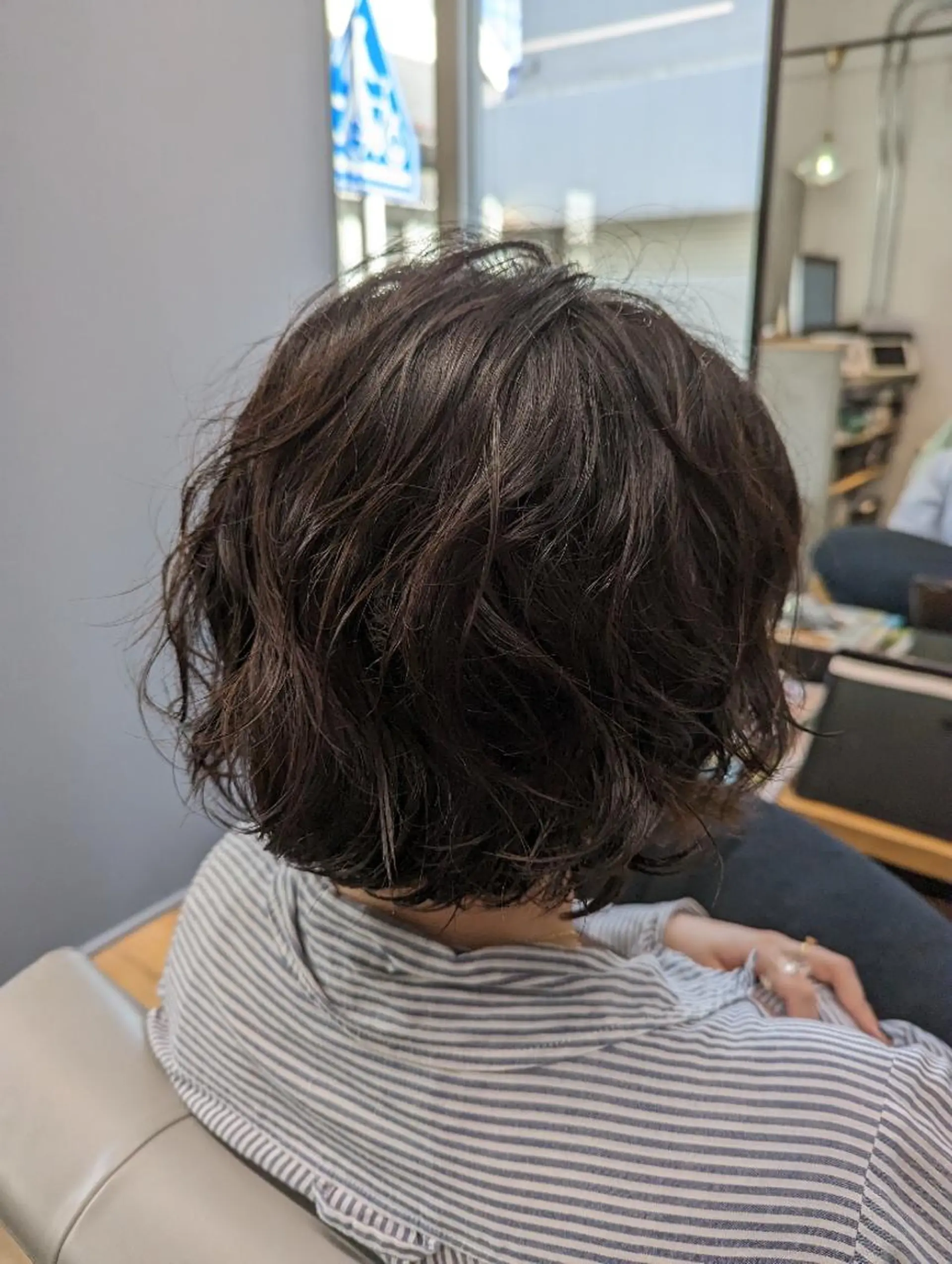 ショート パーマ ショートボブ ボブ ショートヘア パーマ トリートメント Kokeshi/美髪 /脱毛/ヘッドスパのヘアスタイル