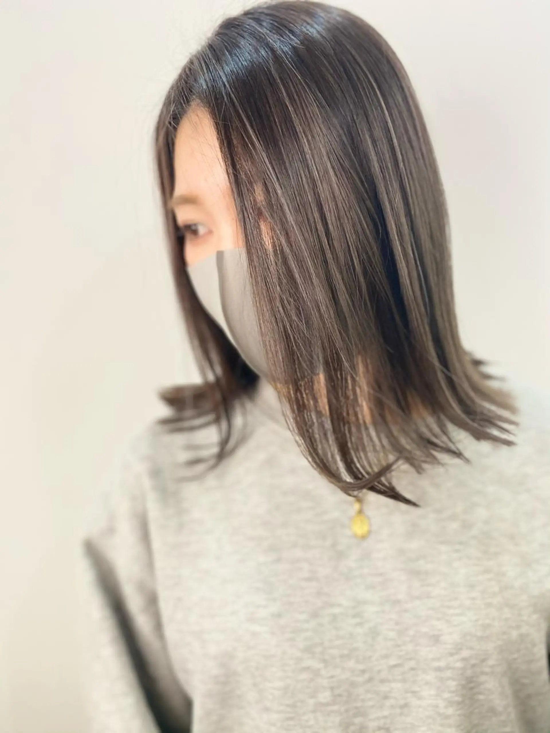 ミディアム カラー ハイライトカラー ハイライト opus 店長大和 レイヤー/赤み消しのヘアスタイル