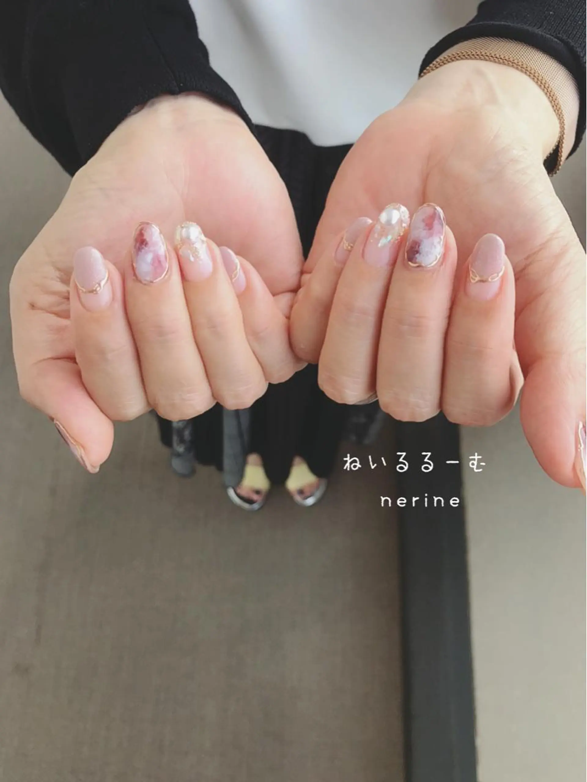 ネイル フットネイル ジェルネイル ニュアンスネイル シンプルネイル ストーンネイル NAILST Naomiのネイルデザイン