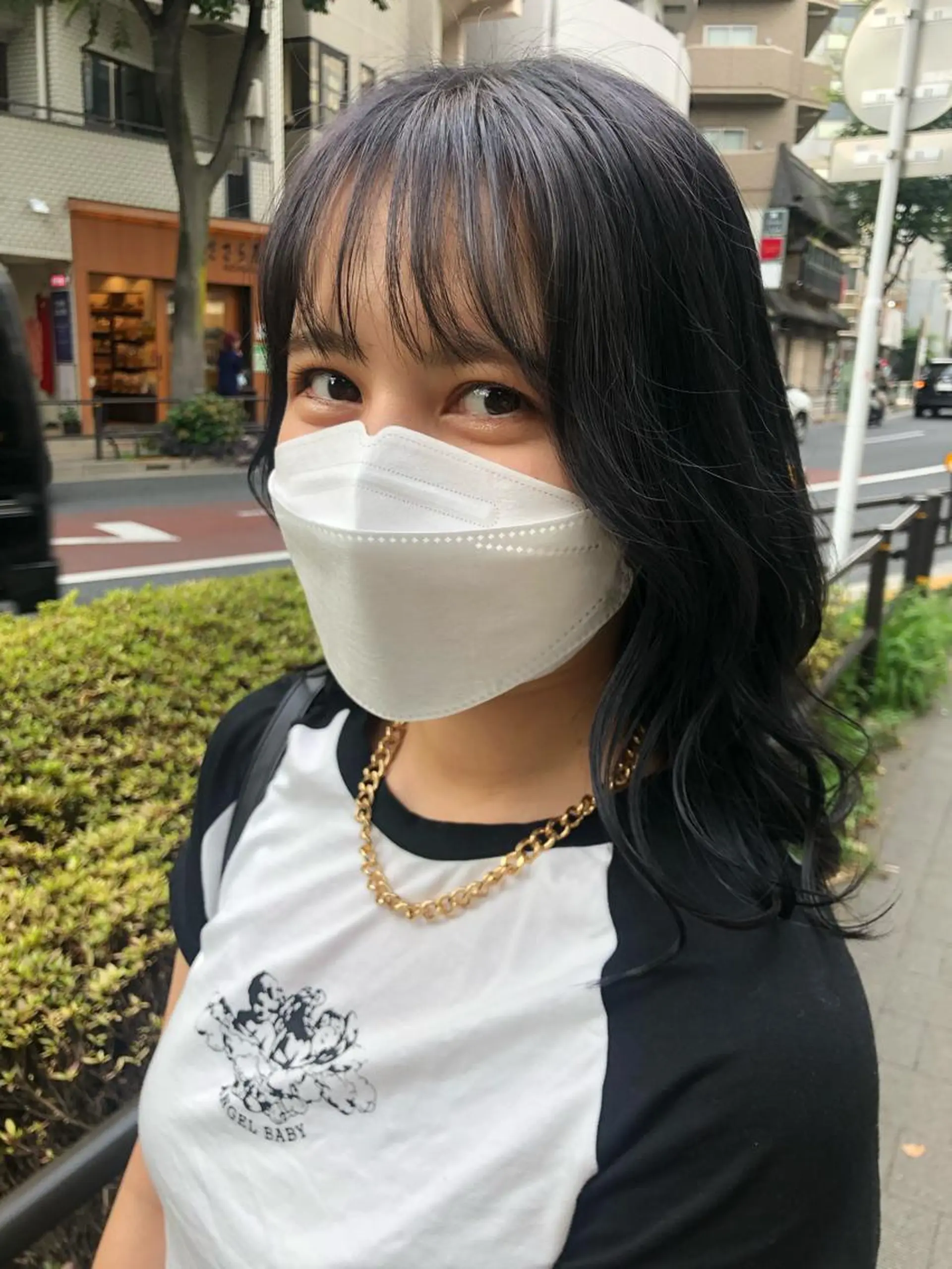 ミディアム カラー ヘアアレンジ チャンモリパーマ/韓 国/Minami🦋のヘアスタイル