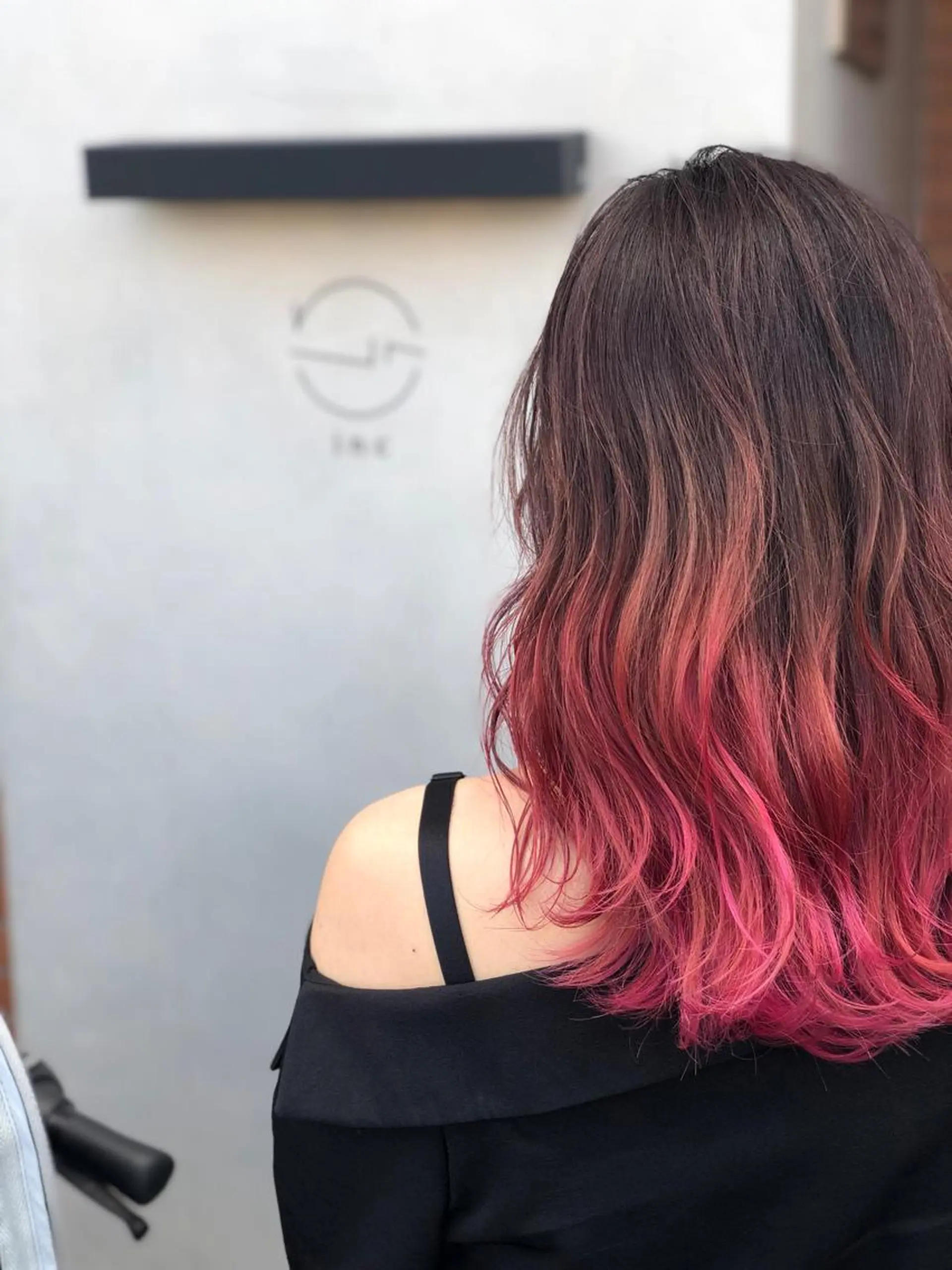 セミロング カラー 当日予約🆗ショート /ハイライト/松本のヘアスタイル