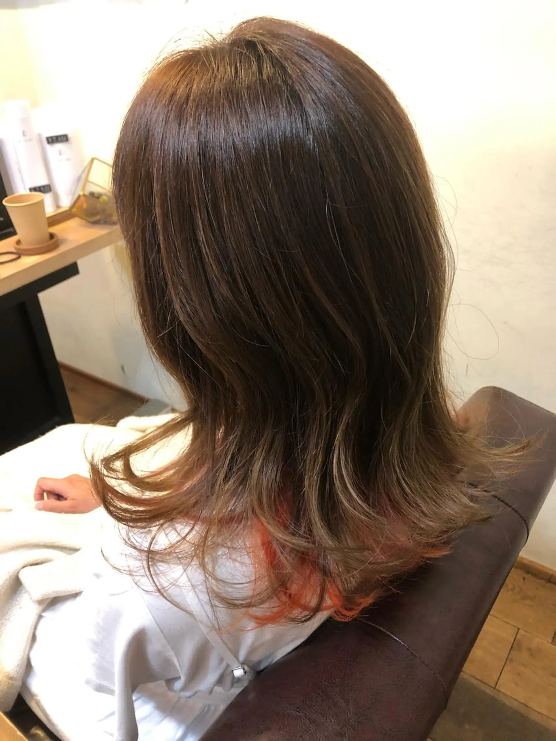 ミディアム カラー インナーカラー アイビーライン武蔵小杉所属・💟アイリスト 💟のマツエク・マツパデザイン