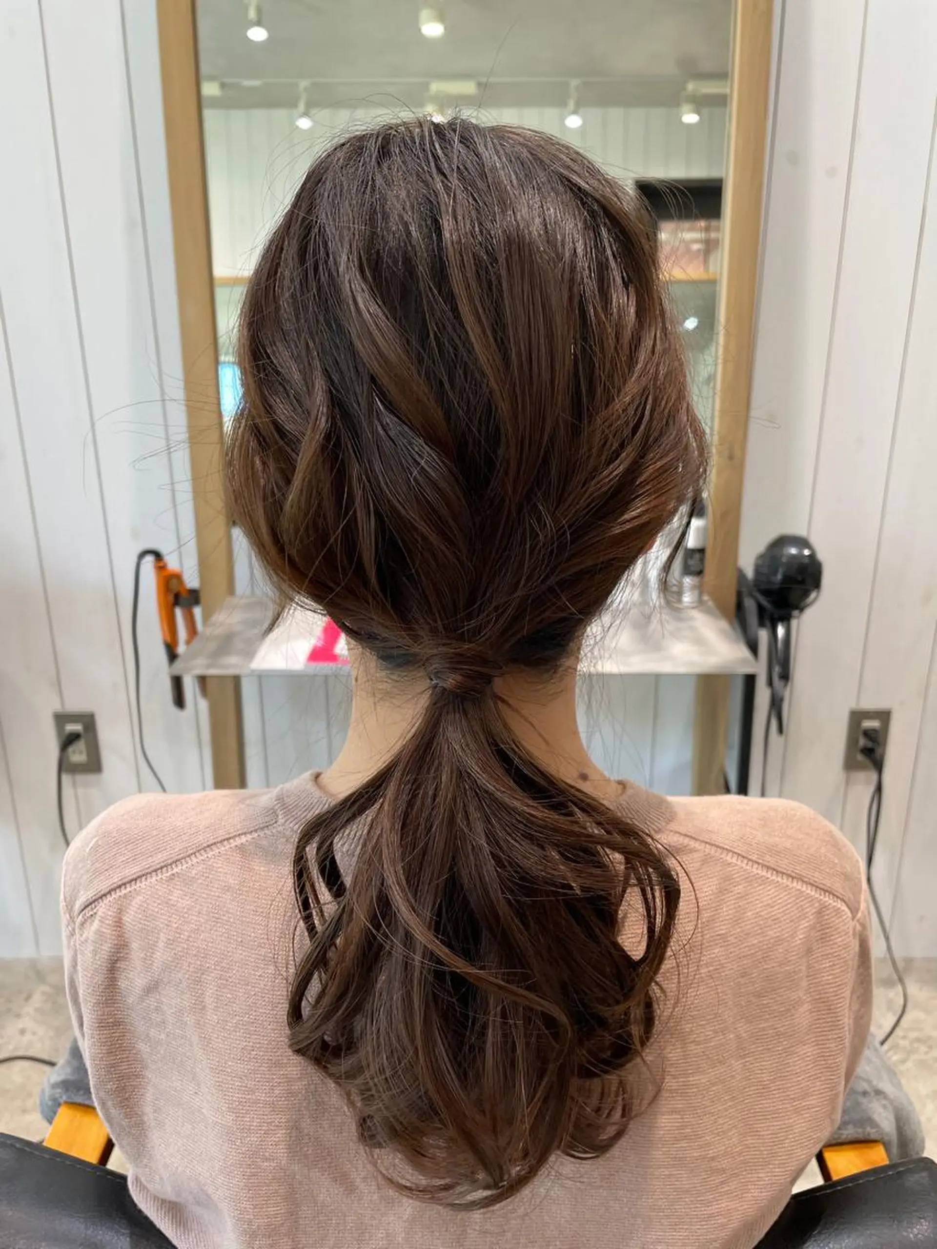 ミディアム トリートメント ヘアセット ヒロミ/アレンジ/ アンニュイ/透け感のヘアスタイル