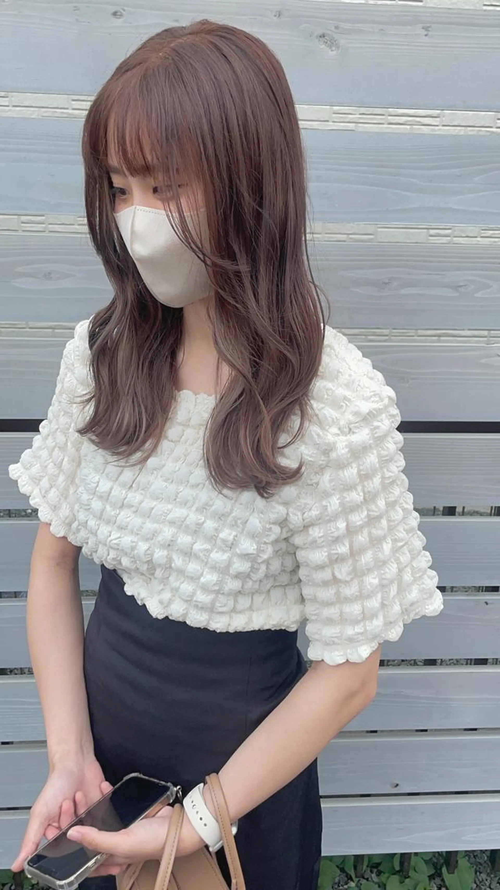 ロング カラー ベージュ/透明感/ 桃子🎀のヘアスタイル