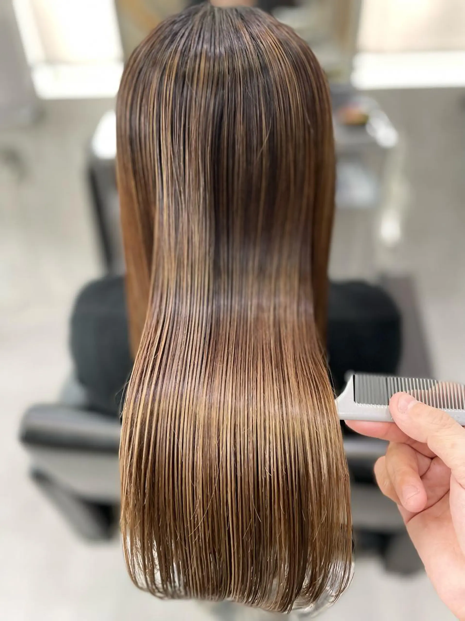 ロング パーマ ヘアアレンジ VIM hairおもろまち店のヘアスタイル