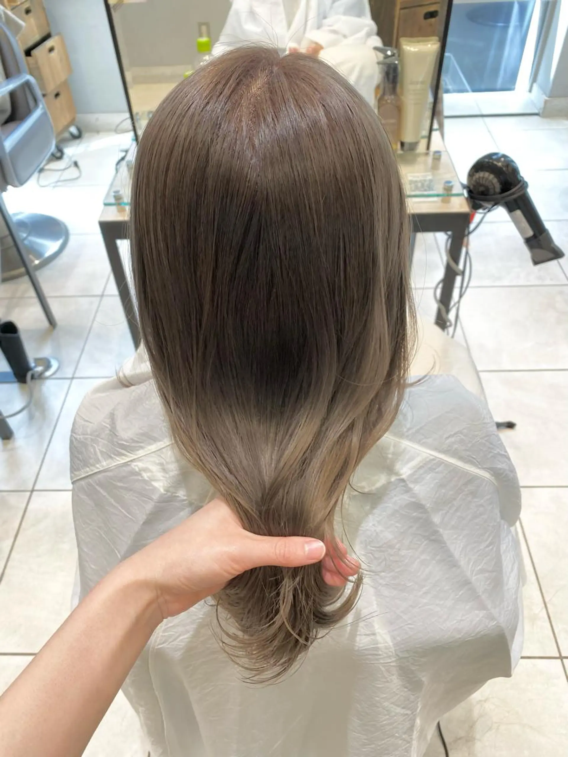 ロング 似合わせ艶髪カラー ❤️ハダユミのヘアスタイル