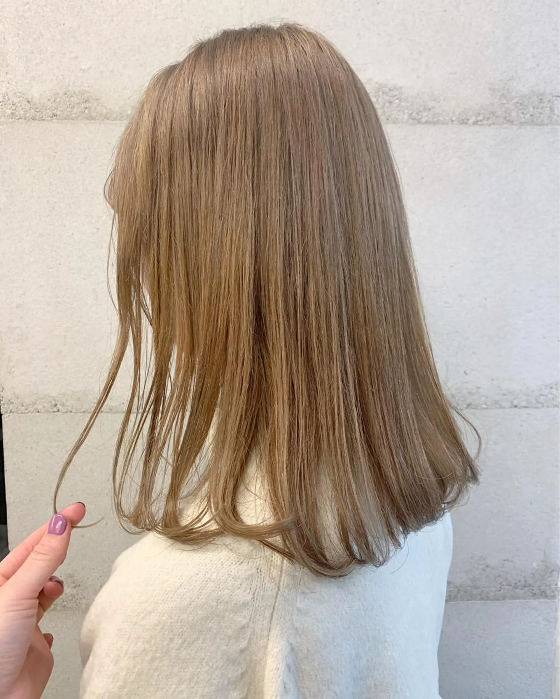 カラー 透明感/オリーブ/ グレージュ/YUKAのヘアスタイル