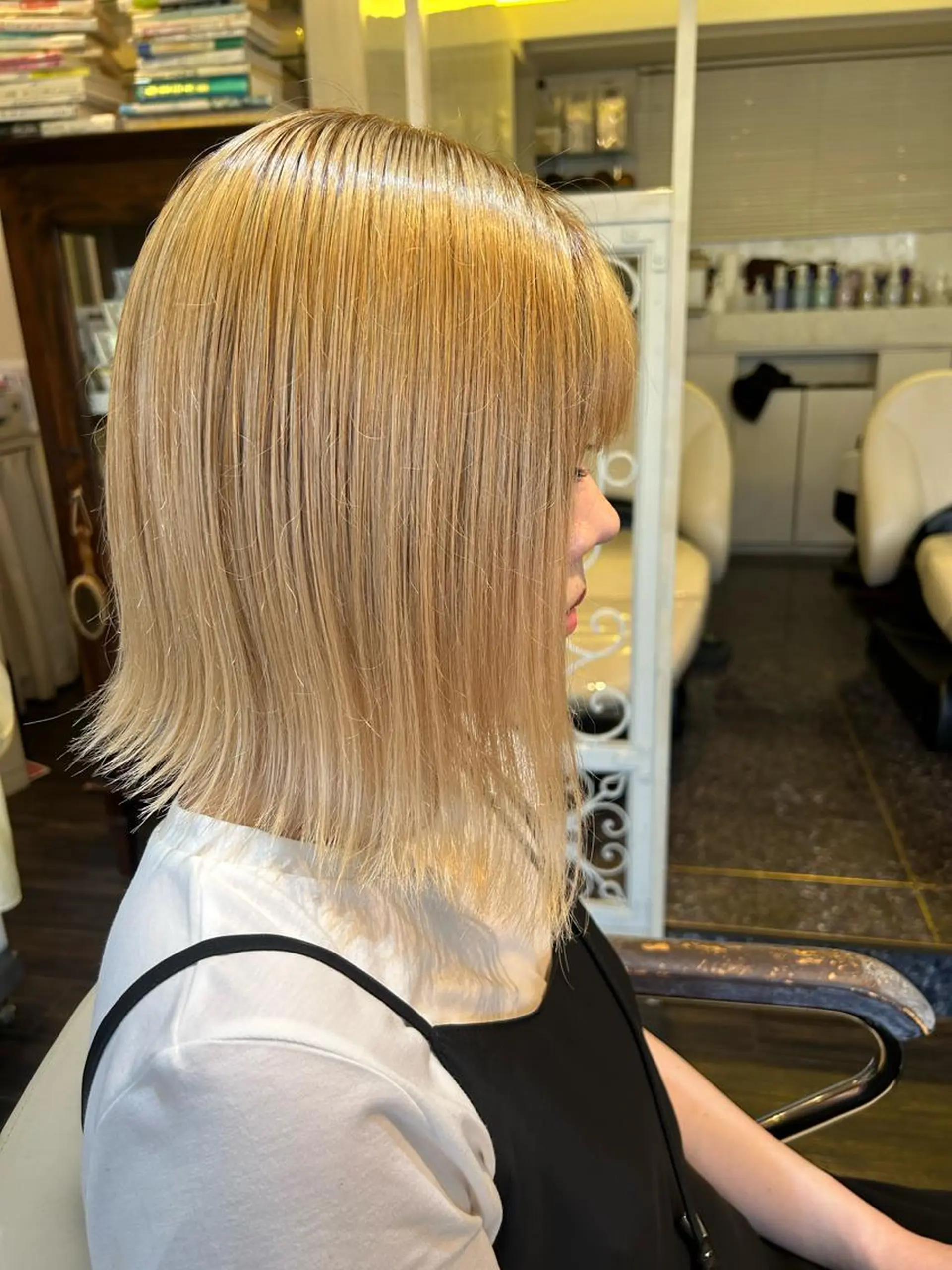 ミディアム カラー ヘアカラー トリートメント ヘアセット DiMPlE  ディンプル所属・🌸スタイリスト 山浦美恵のヘアスタイル