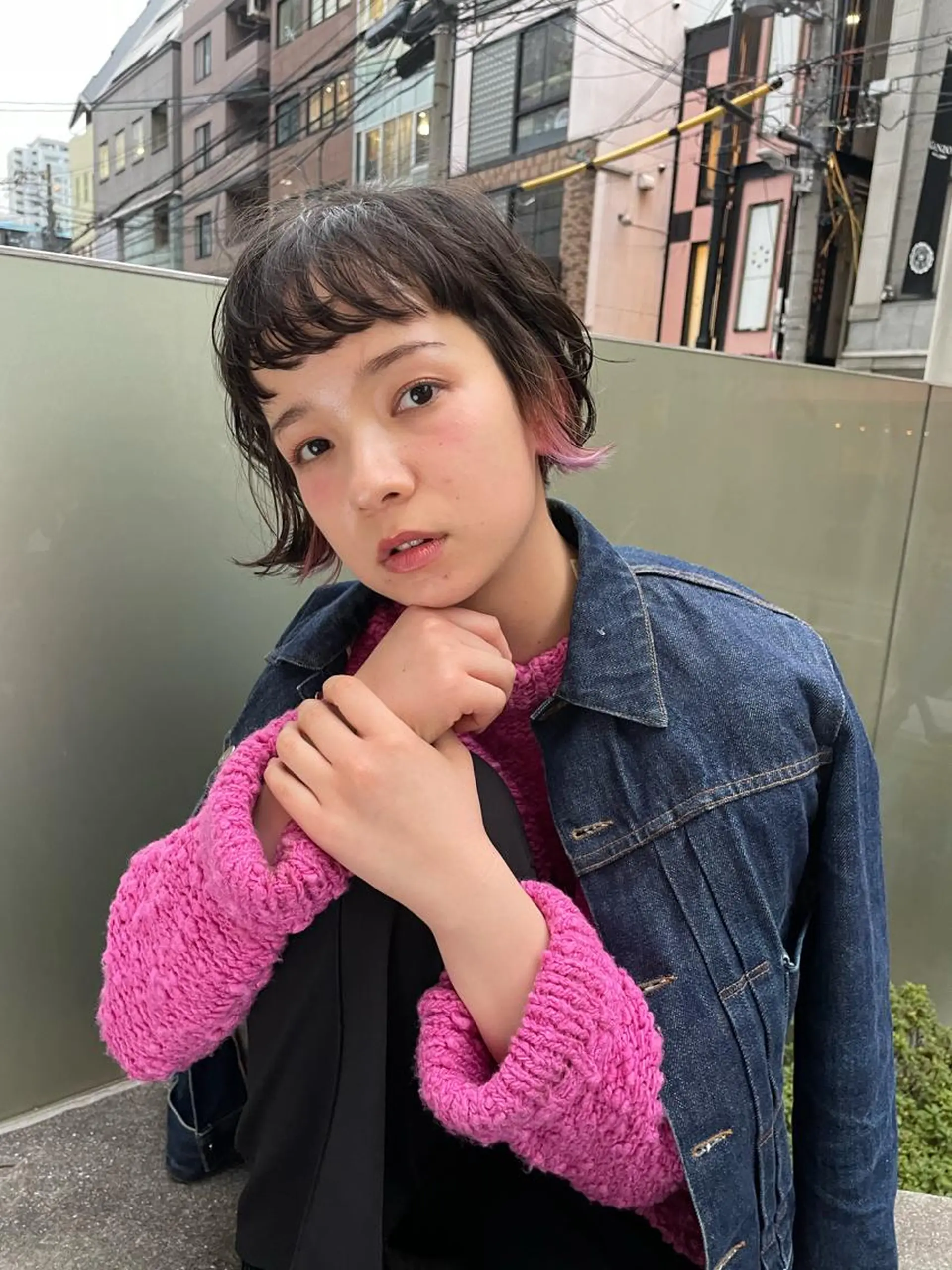 ショート カラー カット ヘアカラー トリートメント ショート/ボブ/ 心斎橋/宮脇美奈のヘアスタイル