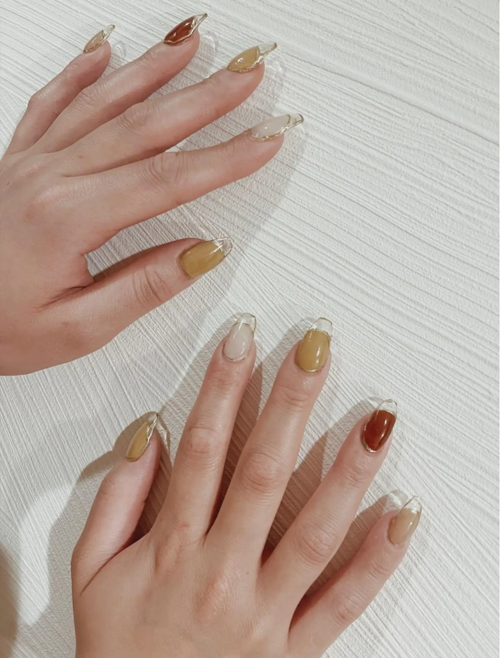 ロング メンズ キッズ ネイル クリアネイル フレンチネイル ハンドネイル フットネイル leaaloha　byBROWN HAIR所属・レアアロハ宇都宮 /ネイル.メンズ脱毛のネイルデザイン